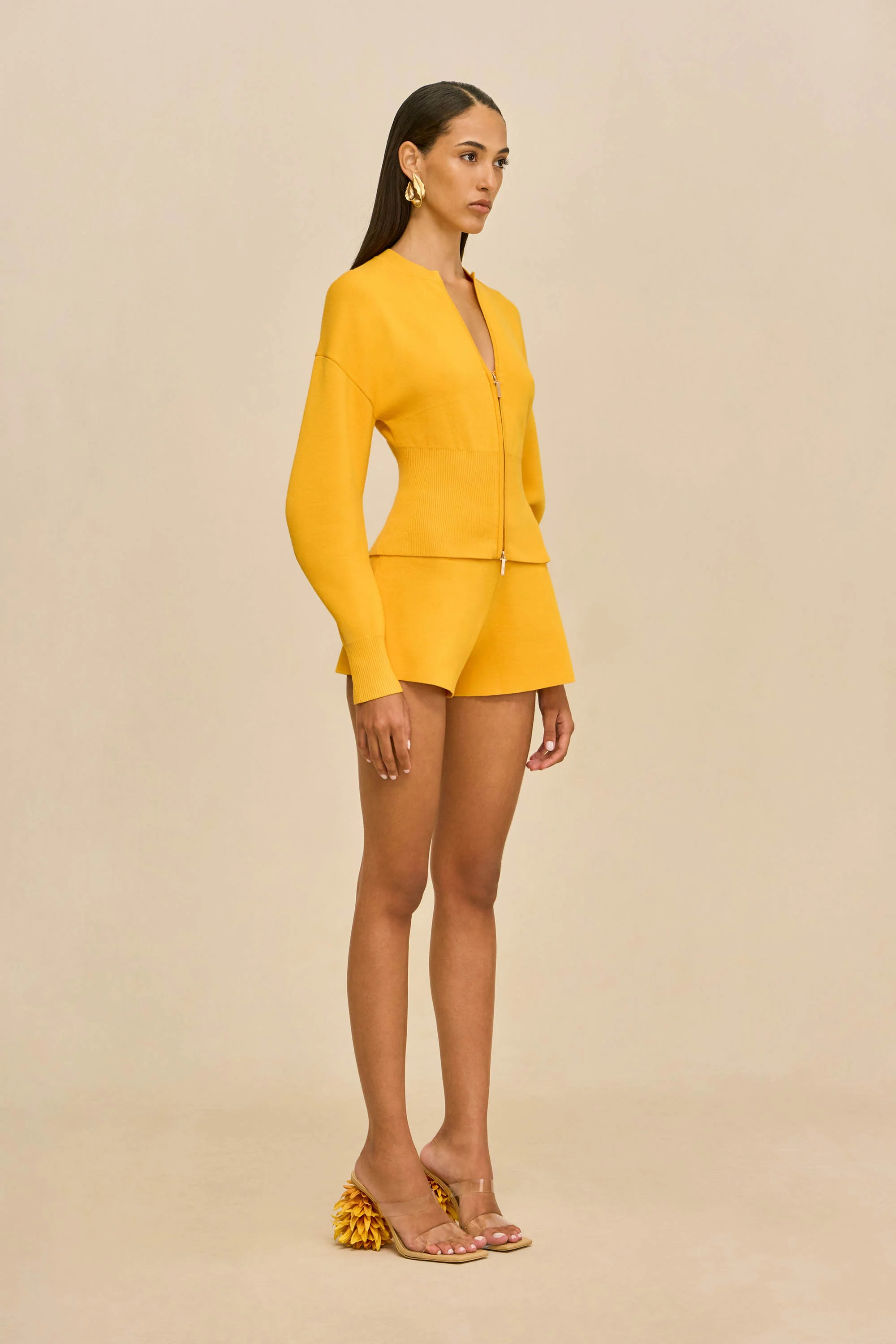 ACE KNIT SHORT - MARIGOLD - Image 4