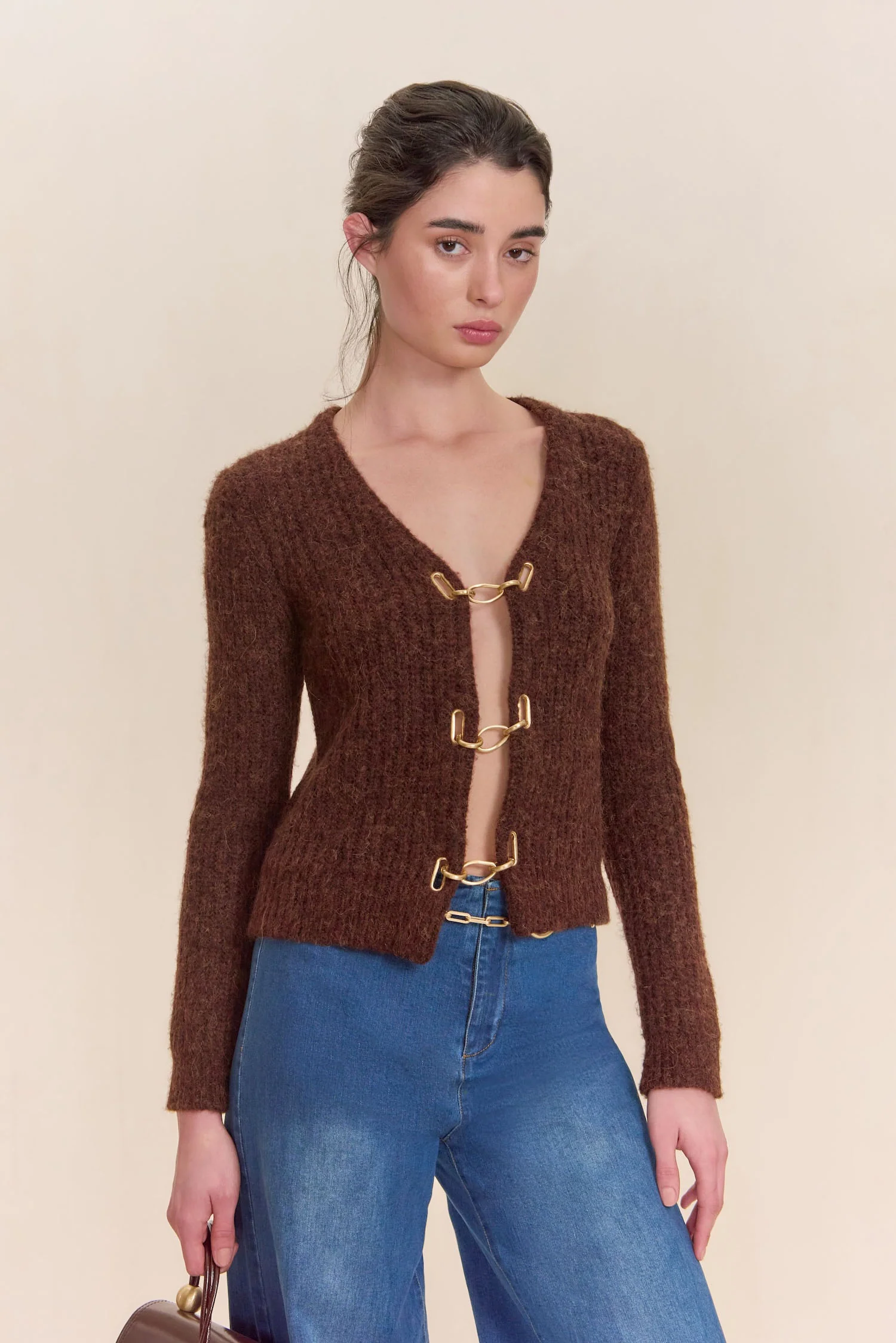 ADEL KNIT CARDIGAN - JAVA - Image 3