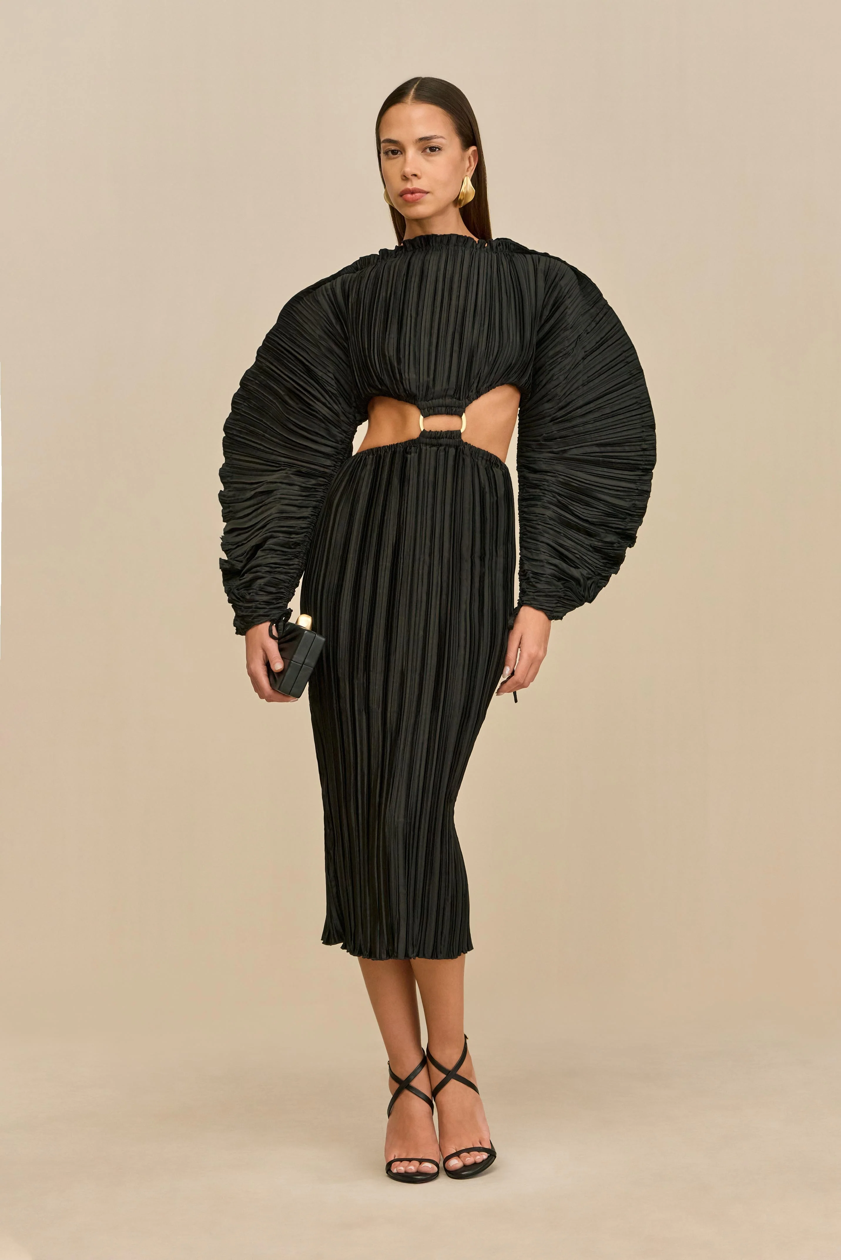 AKILAH DRESS - BLACK - Image 2