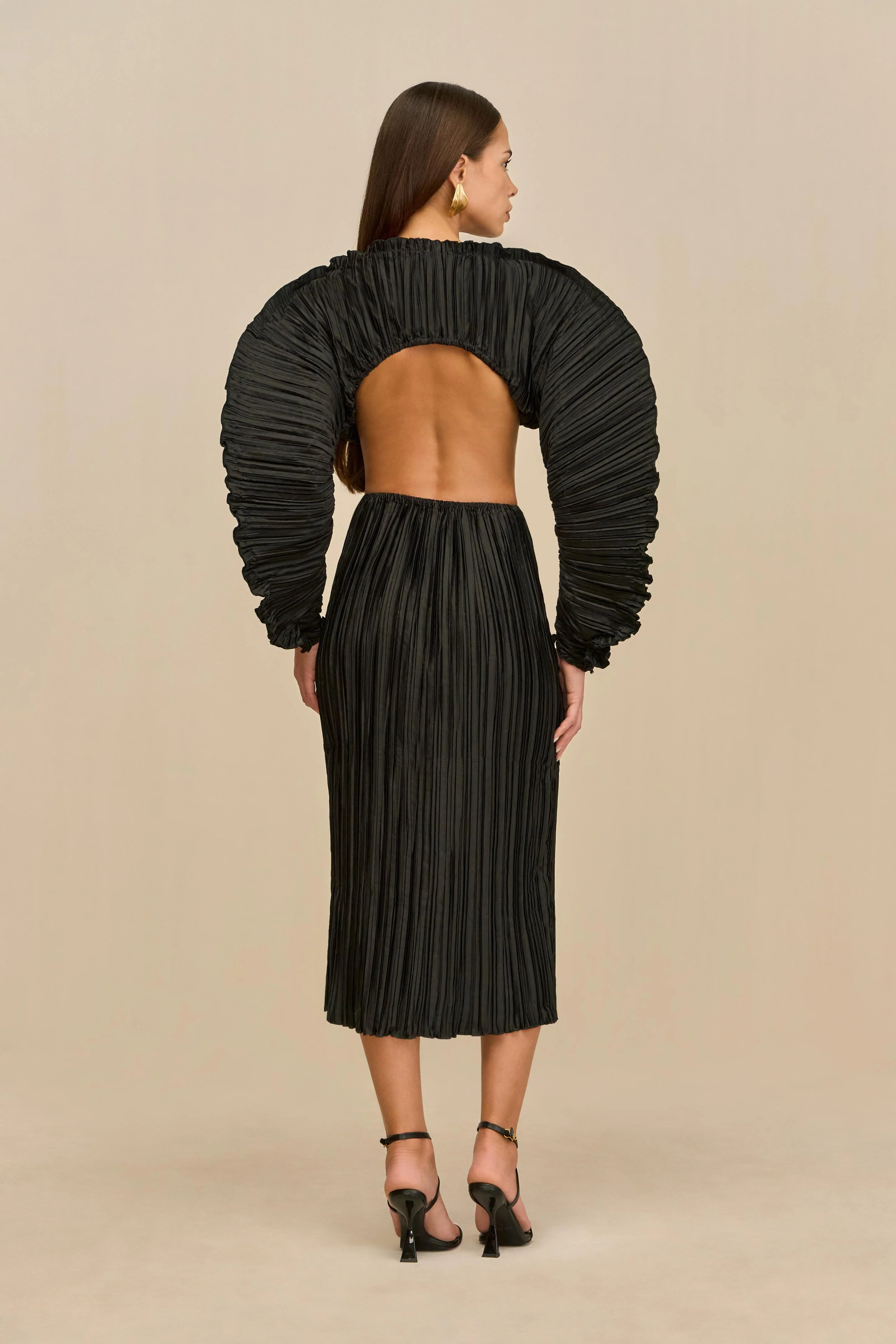 AKILAH DRESS - BLACK - Image 3