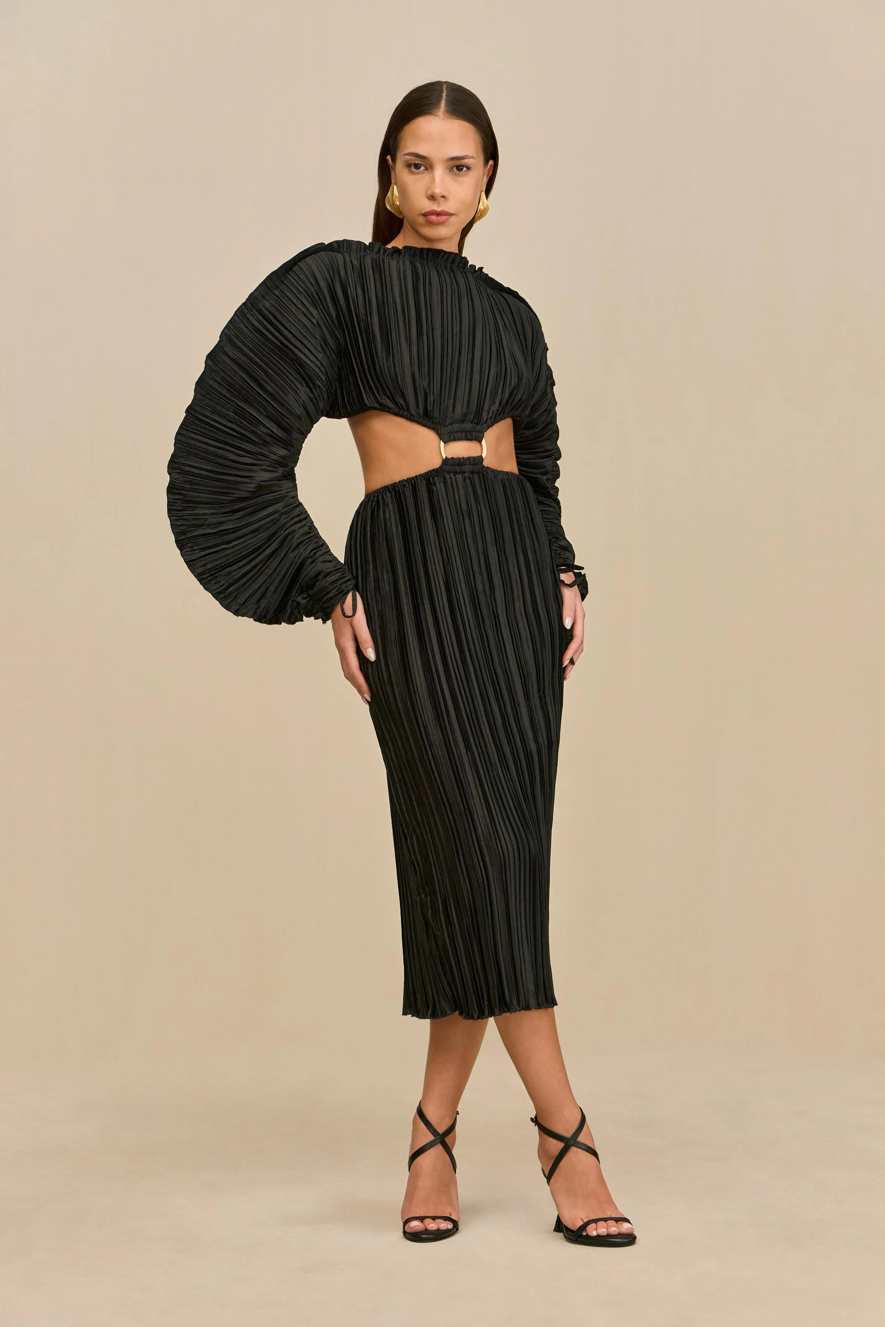 AKILAH DRESS - BLACK - Image 4