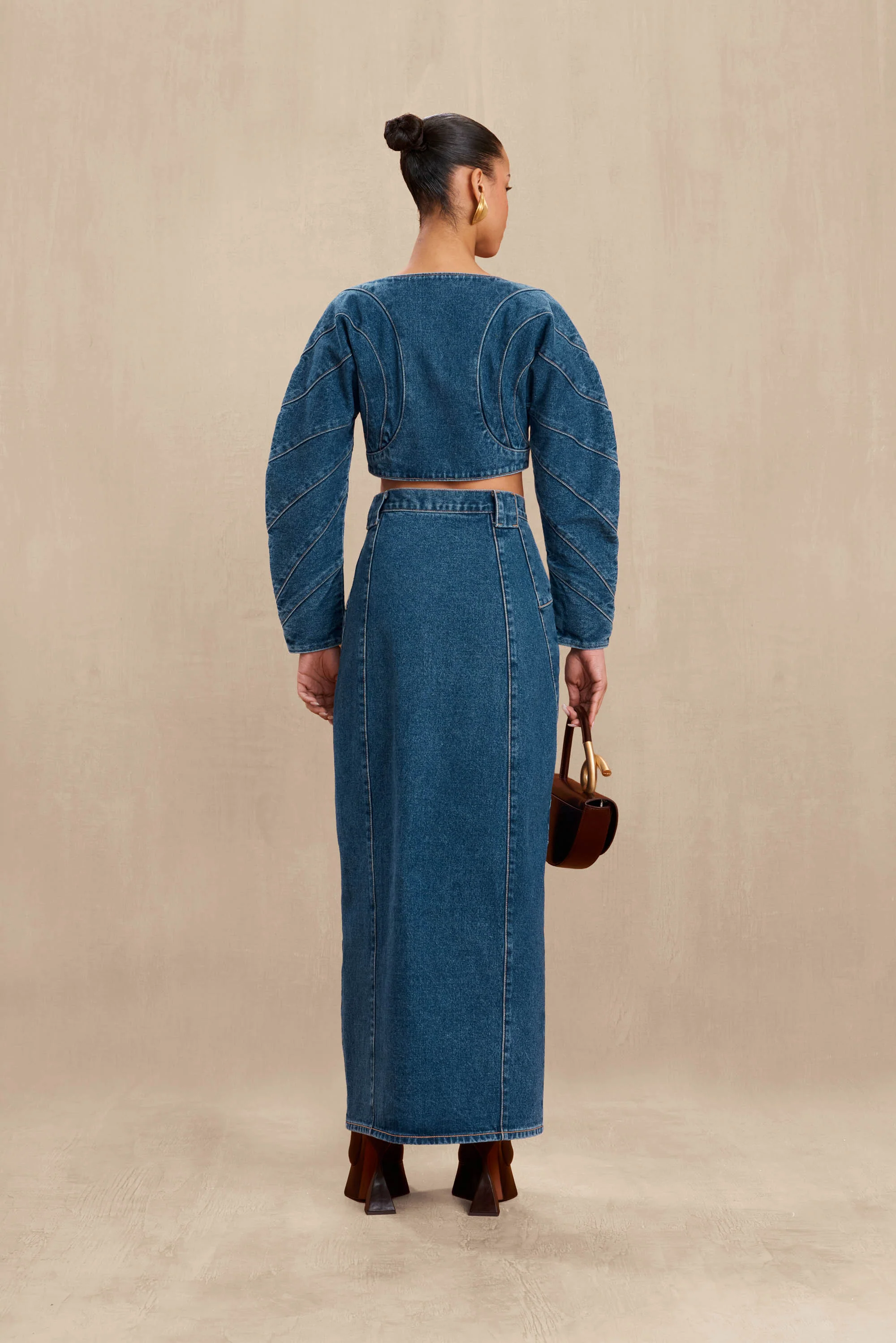 ALESSANDRA JEAN TOP - INDIGO - Image 5