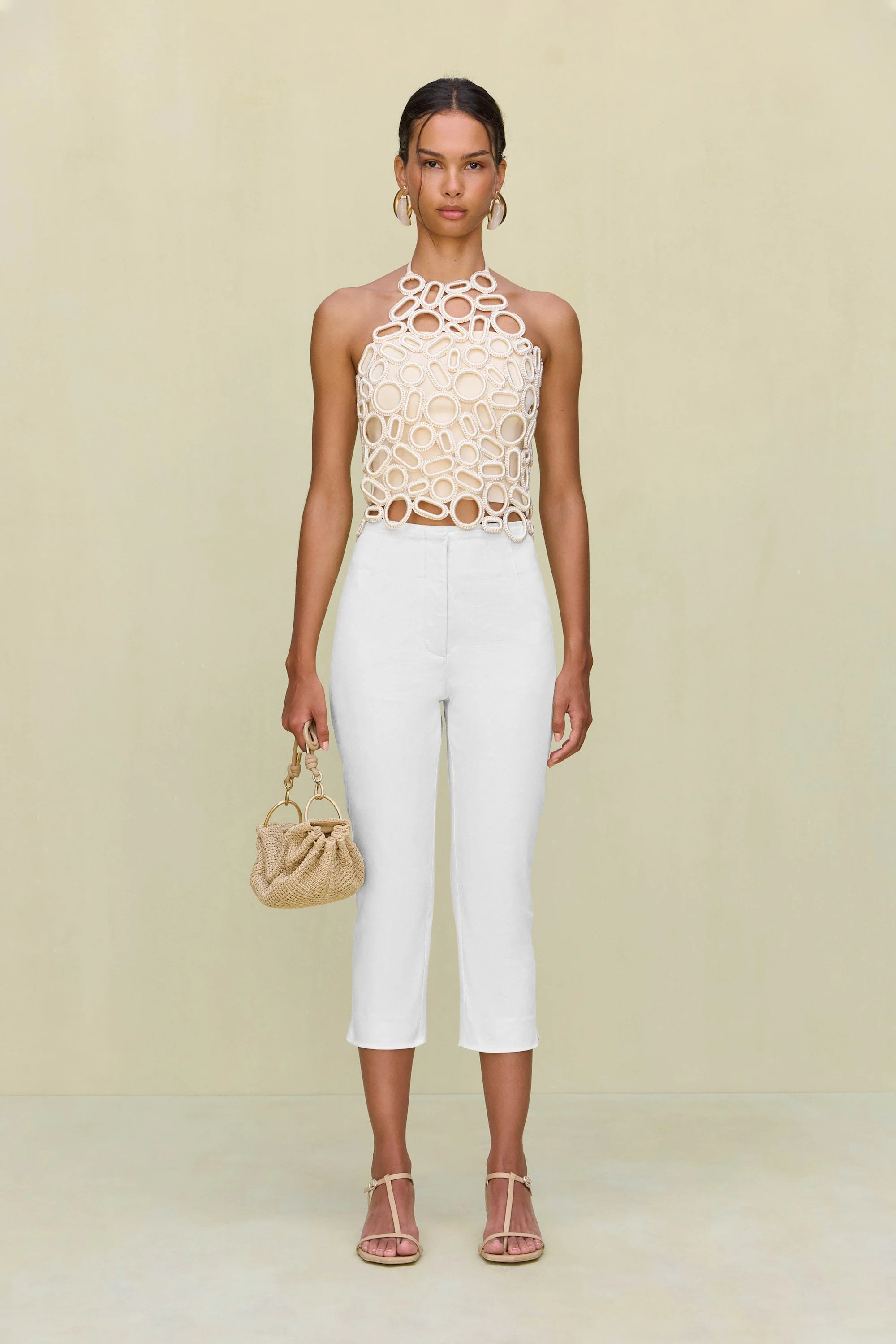 AMIR KNIT TOP - OFF WHITE - Image 3