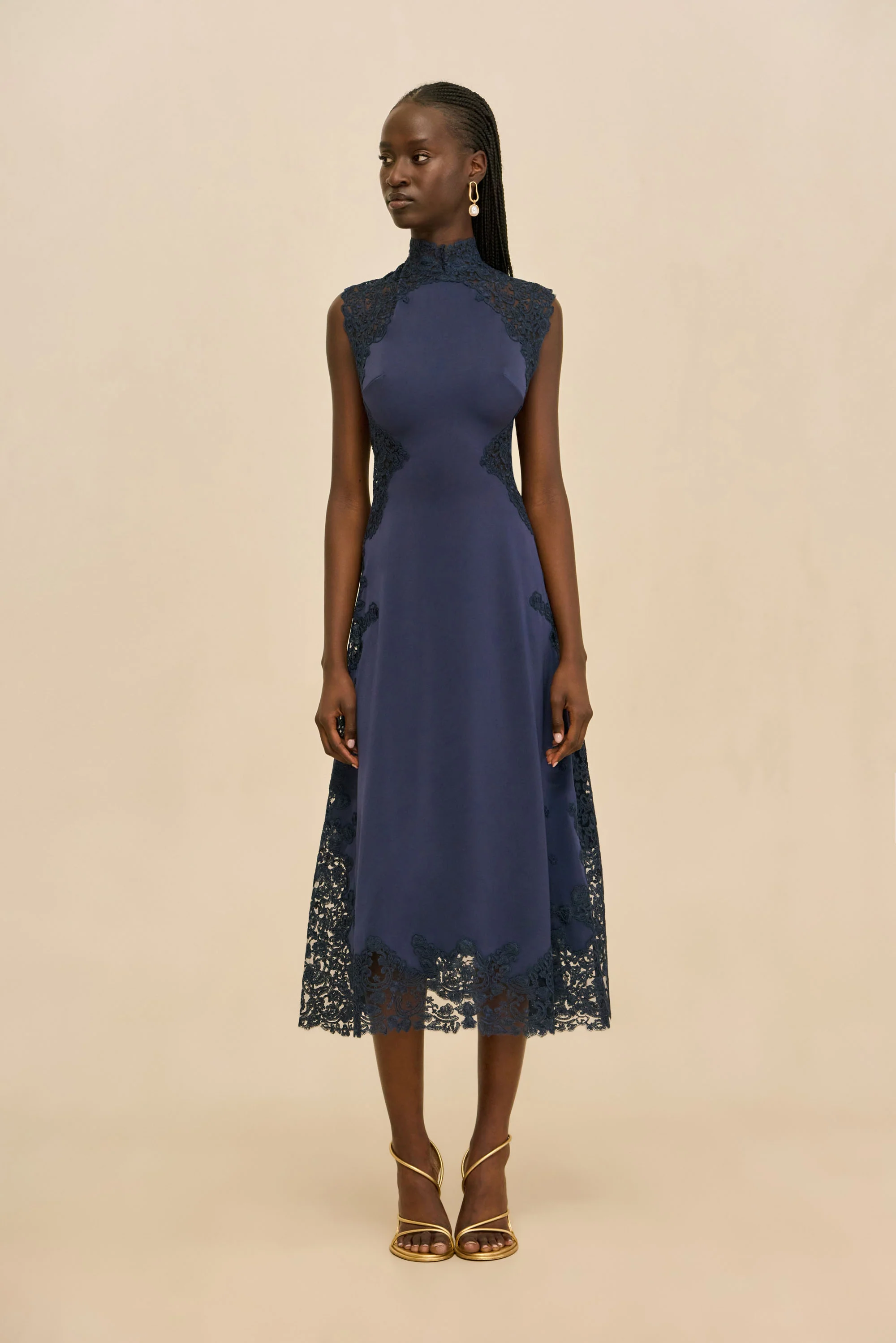 ANIMA DRESS - DEEP LAKE