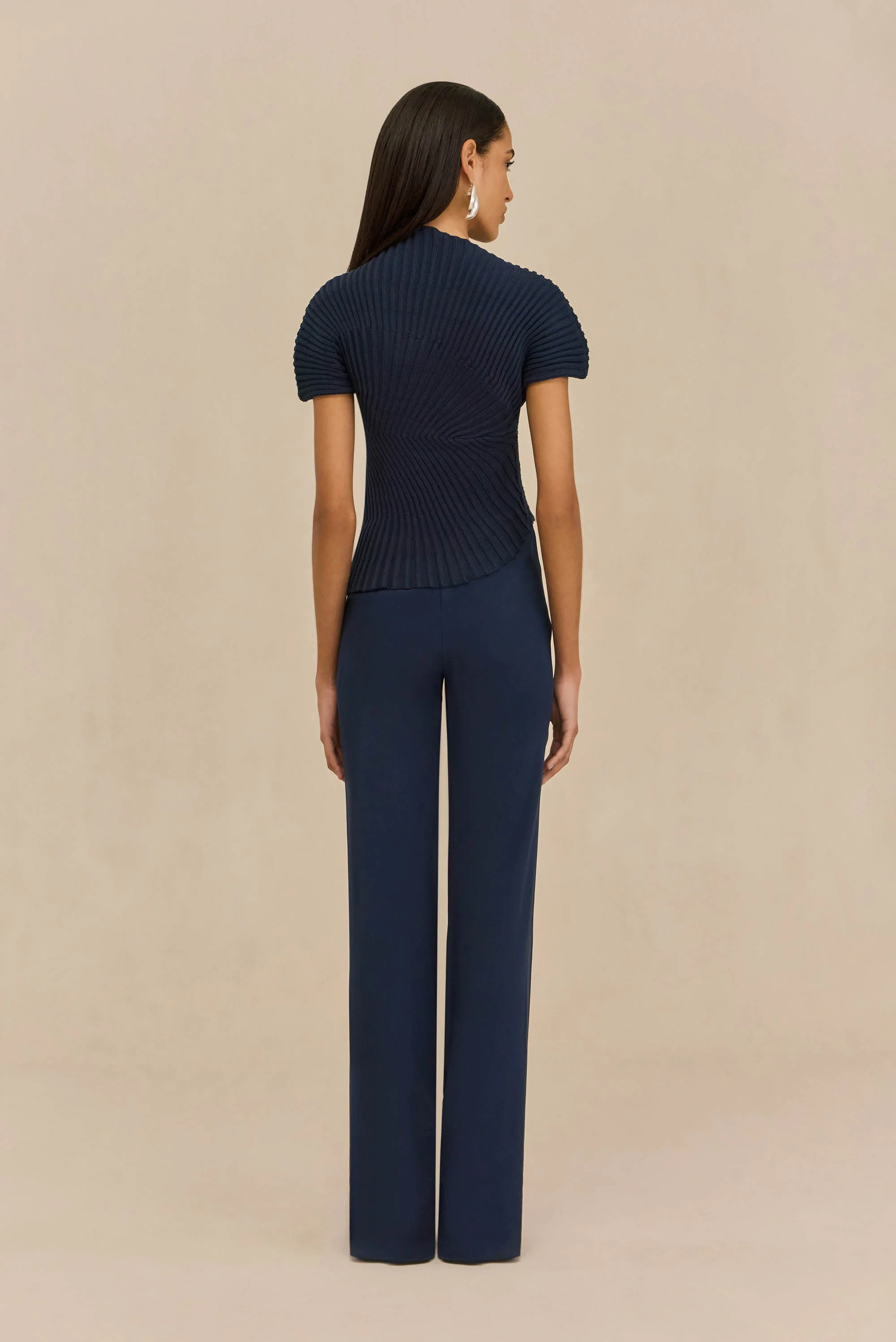 ANNEMIE KNIT TOP - DEEP LAKE - Image 5