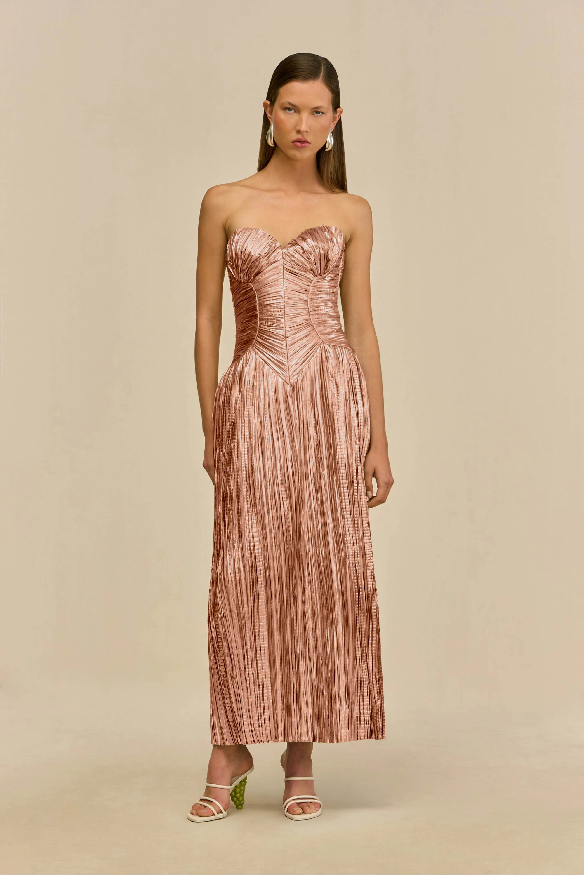ASHIKA GOWN - PETAL METALLIC - Image 2