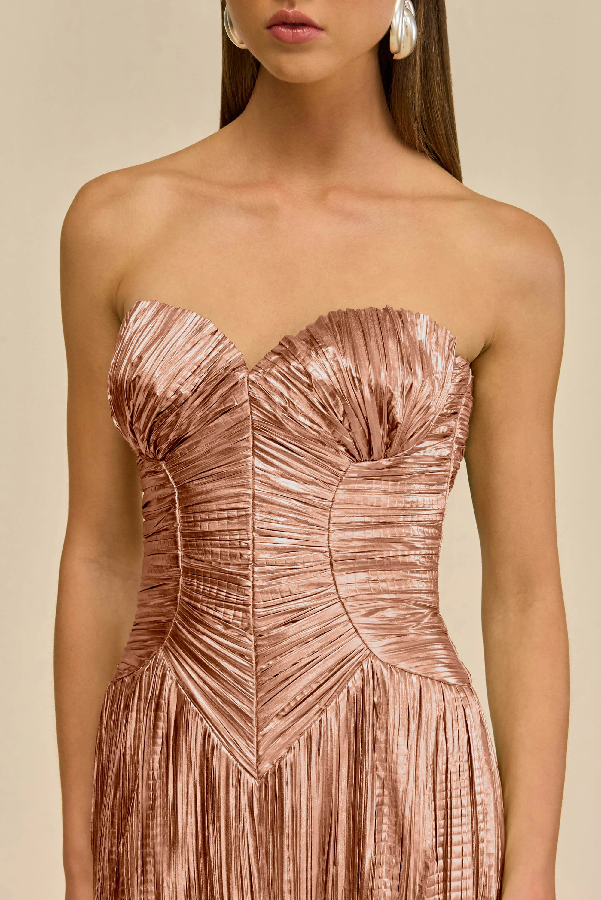 ASHIKA GOWN - PETAL METALLIC - Image 3