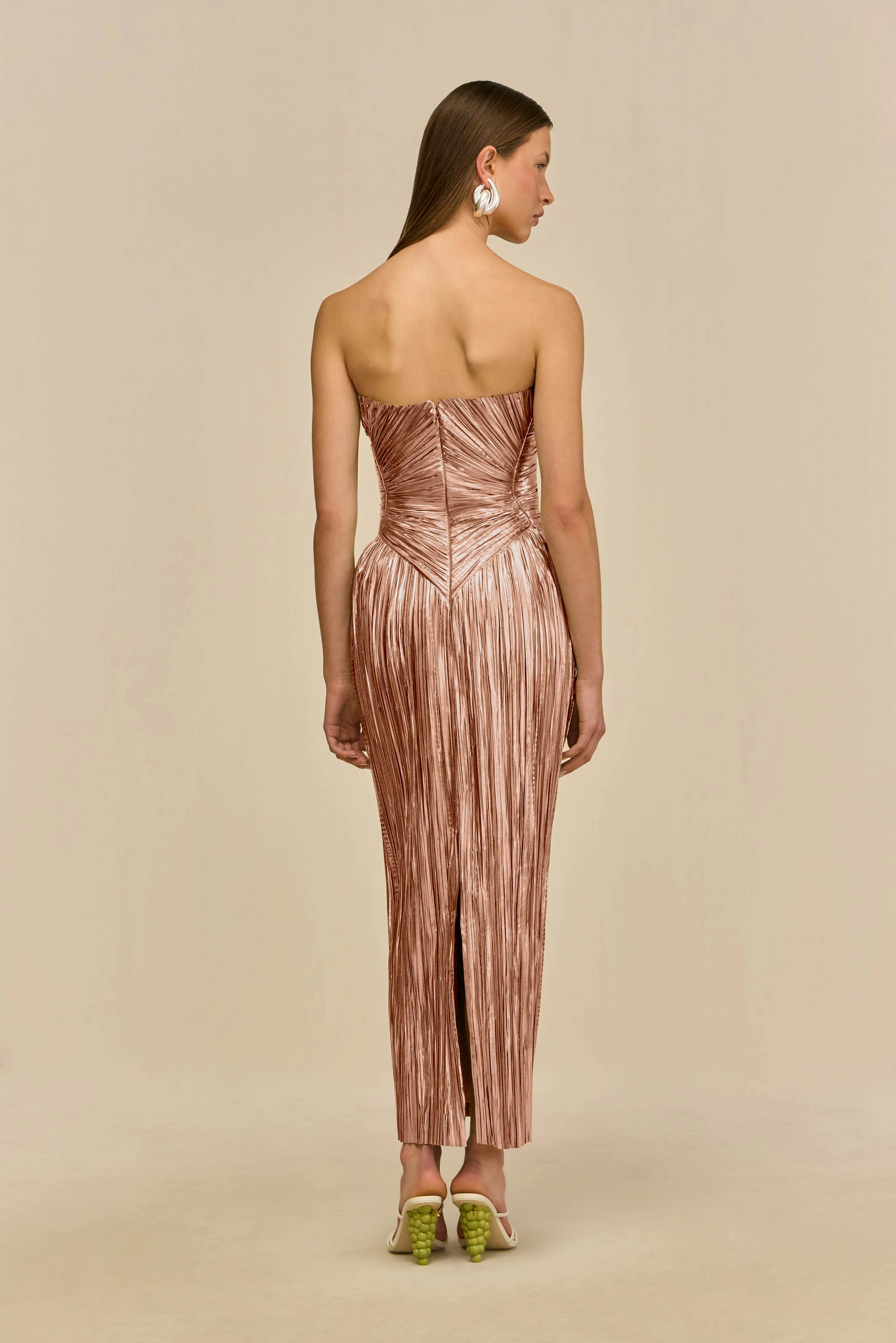 ASHIKA GOWN - PETAL METALLIC - Image 6