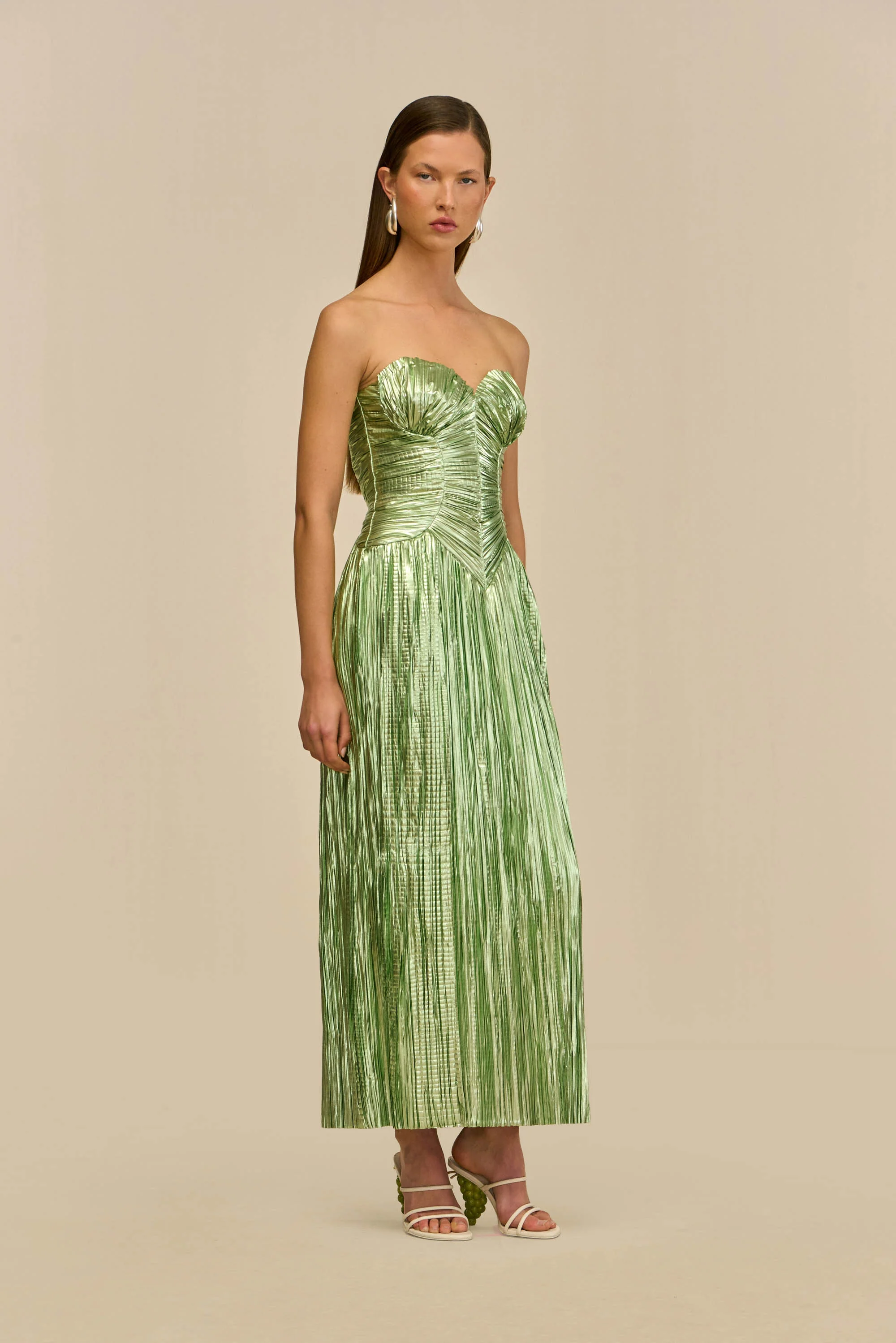 ASHIKA GOWN - SPEARMINT METALLIC - Image 5