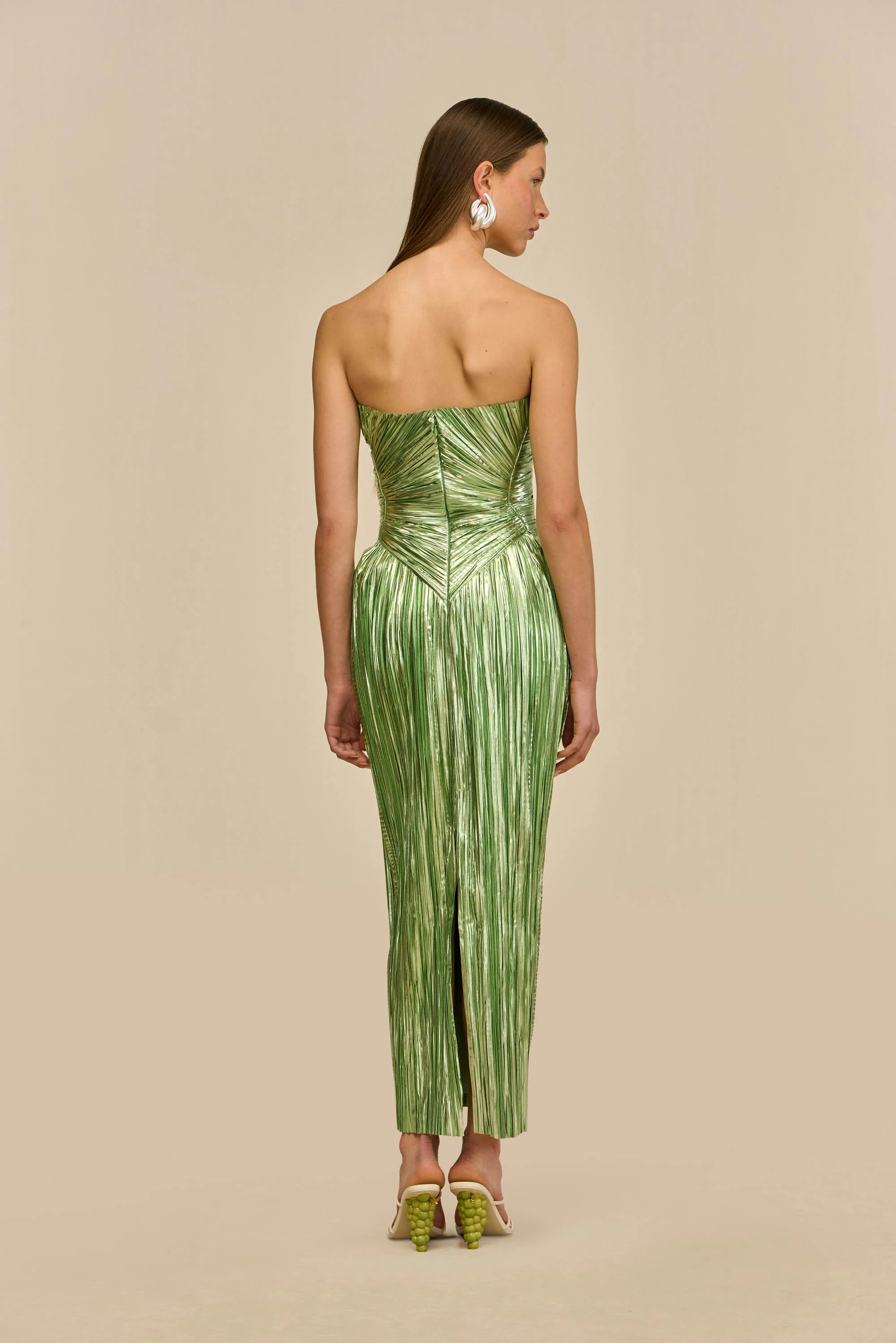 ASHIKA GOWN - SPEARMINT METALLIC - Image 6