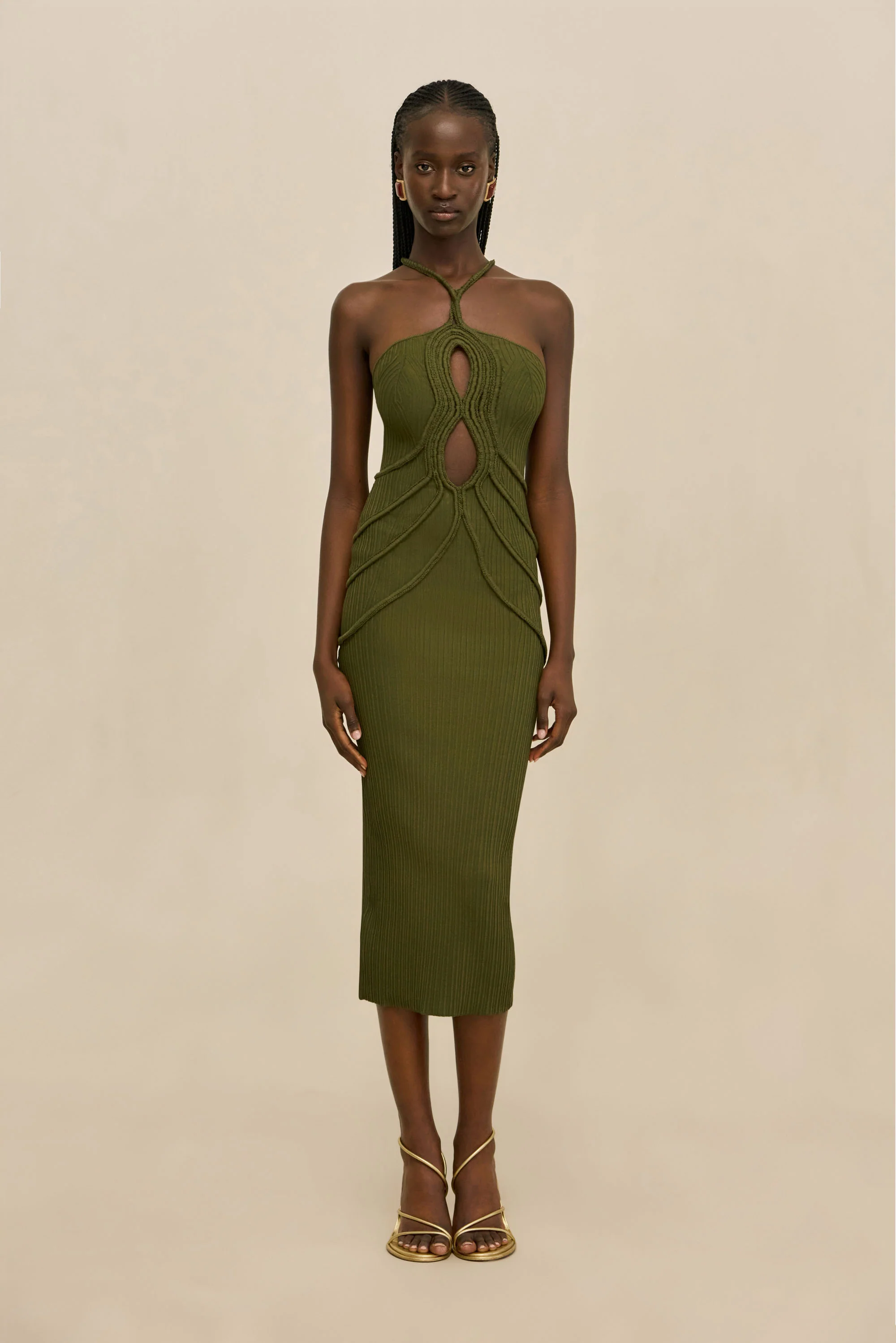 AVERY KNIT DRESS - SERPENT - Image 4
