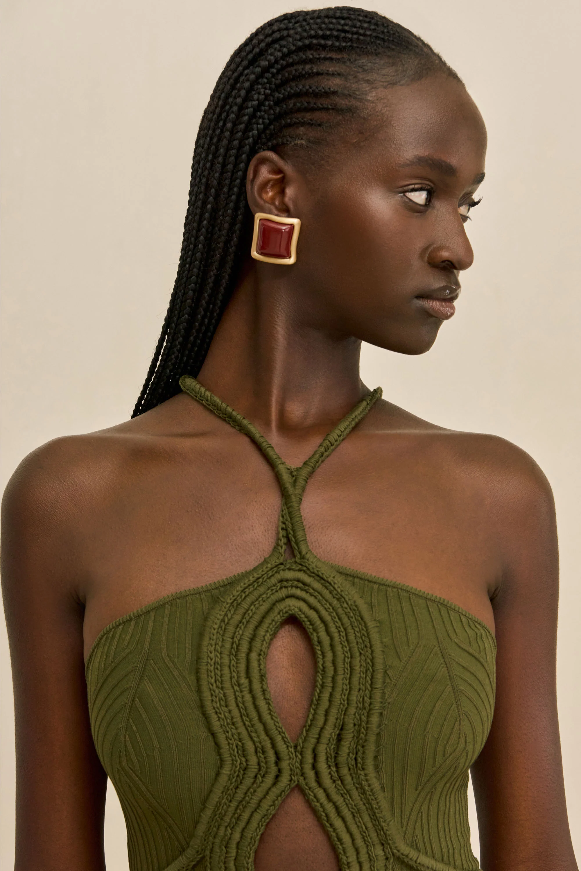 AVERY KNIT DRESS - SERPENT - Image 5