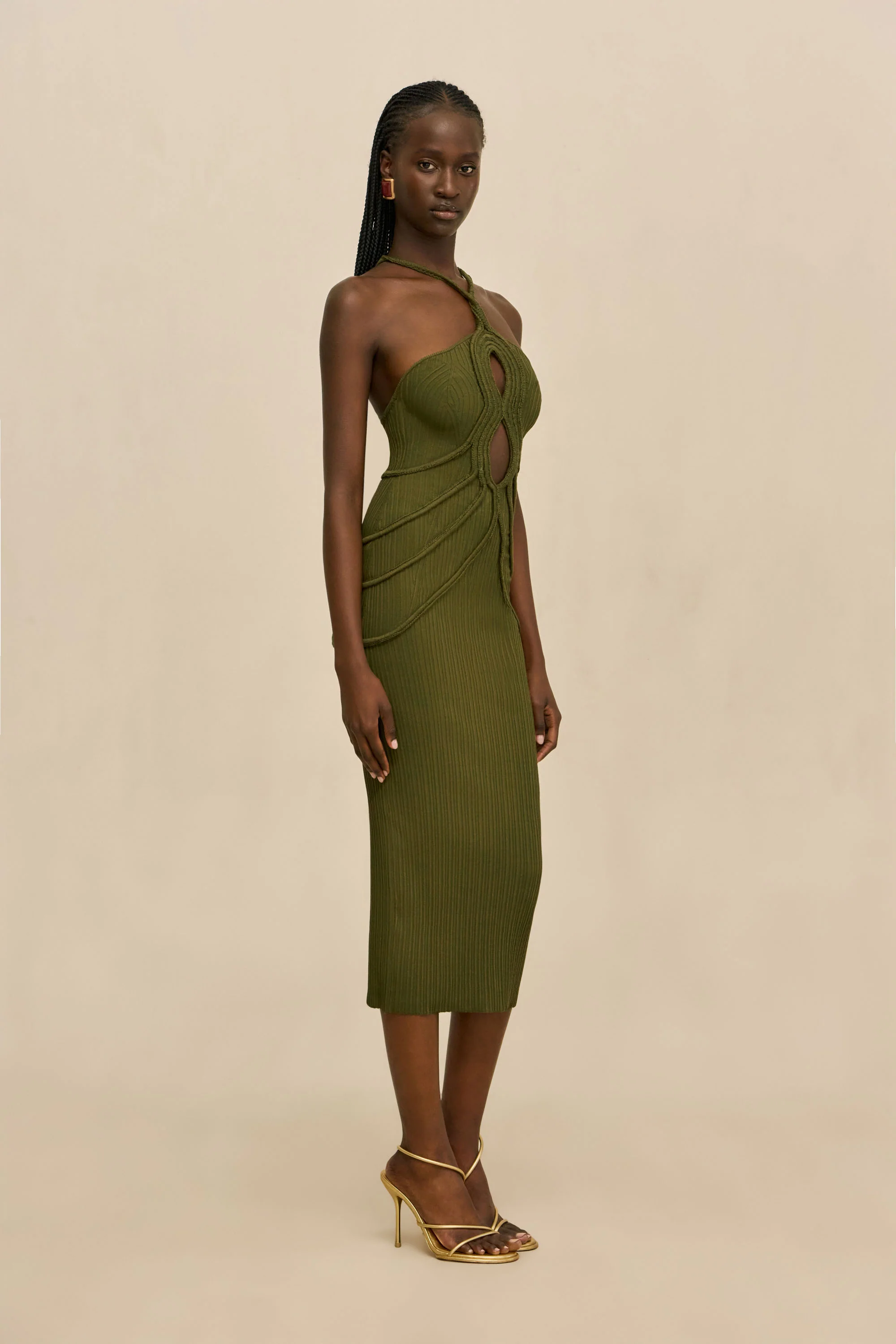 AVERY KNIT DRESS - SERPENT - Image 6