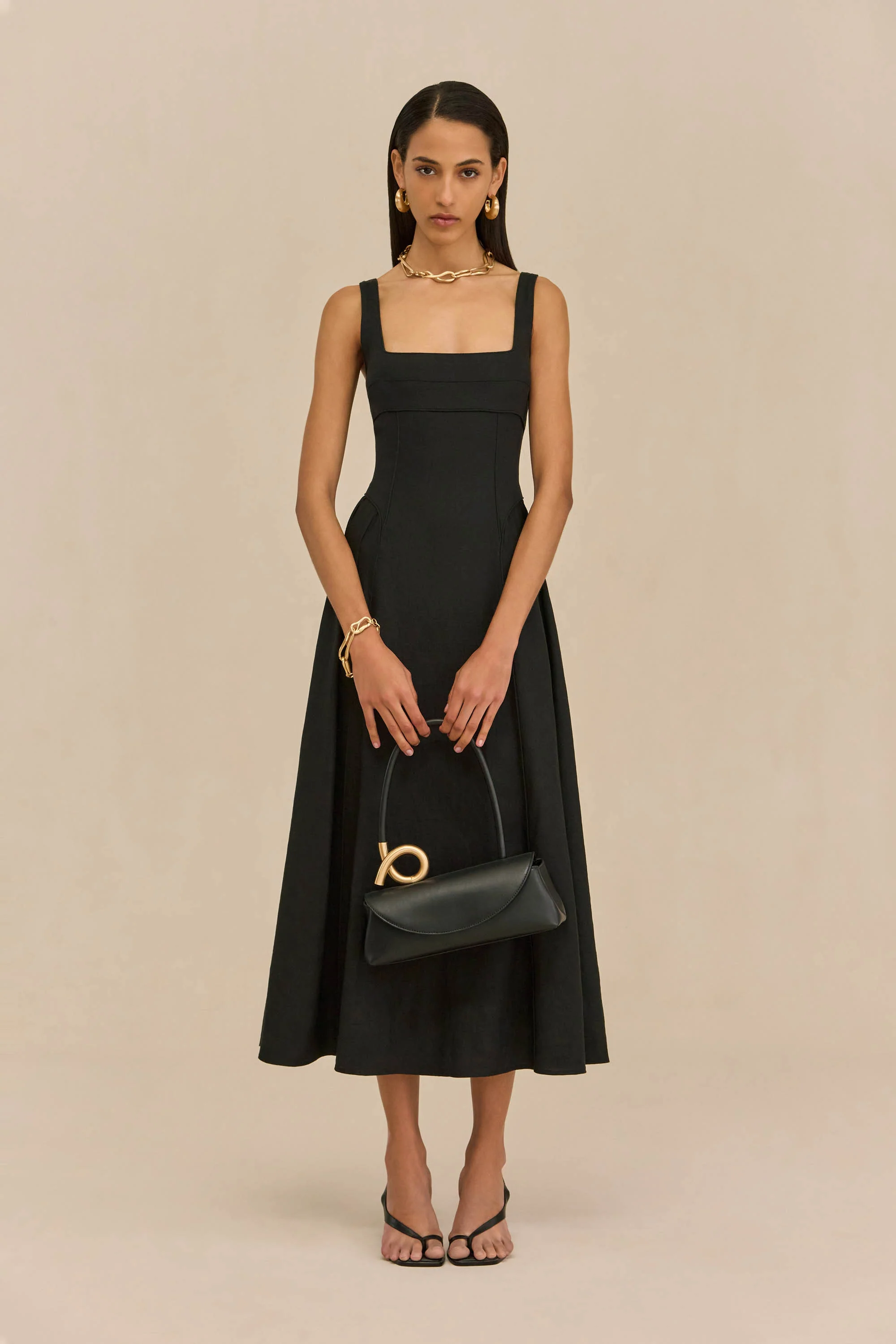 AZARIAH SHOULDER BAG - BLACK - Image 6