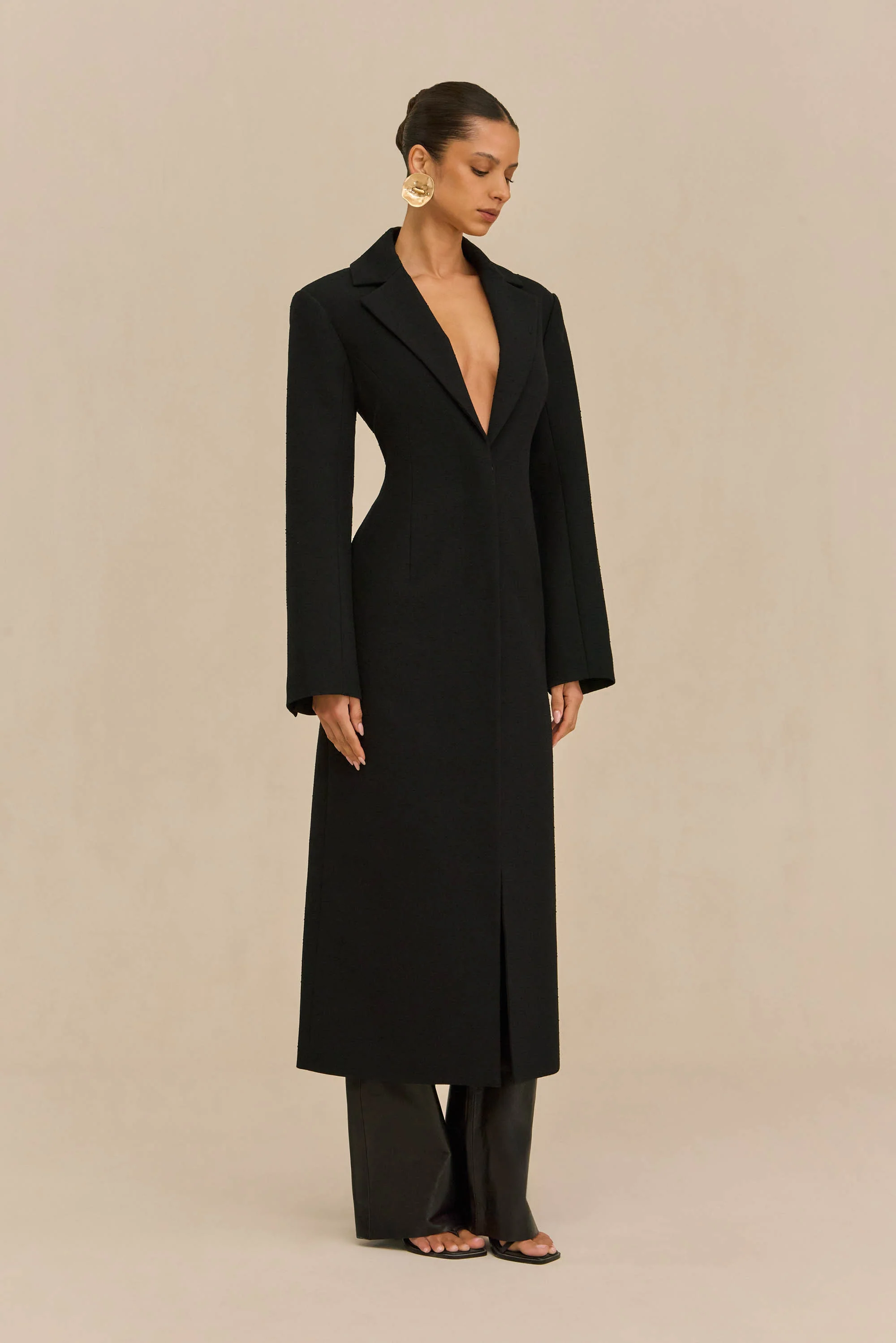 BENNETT COAT - BLACK - Image 6