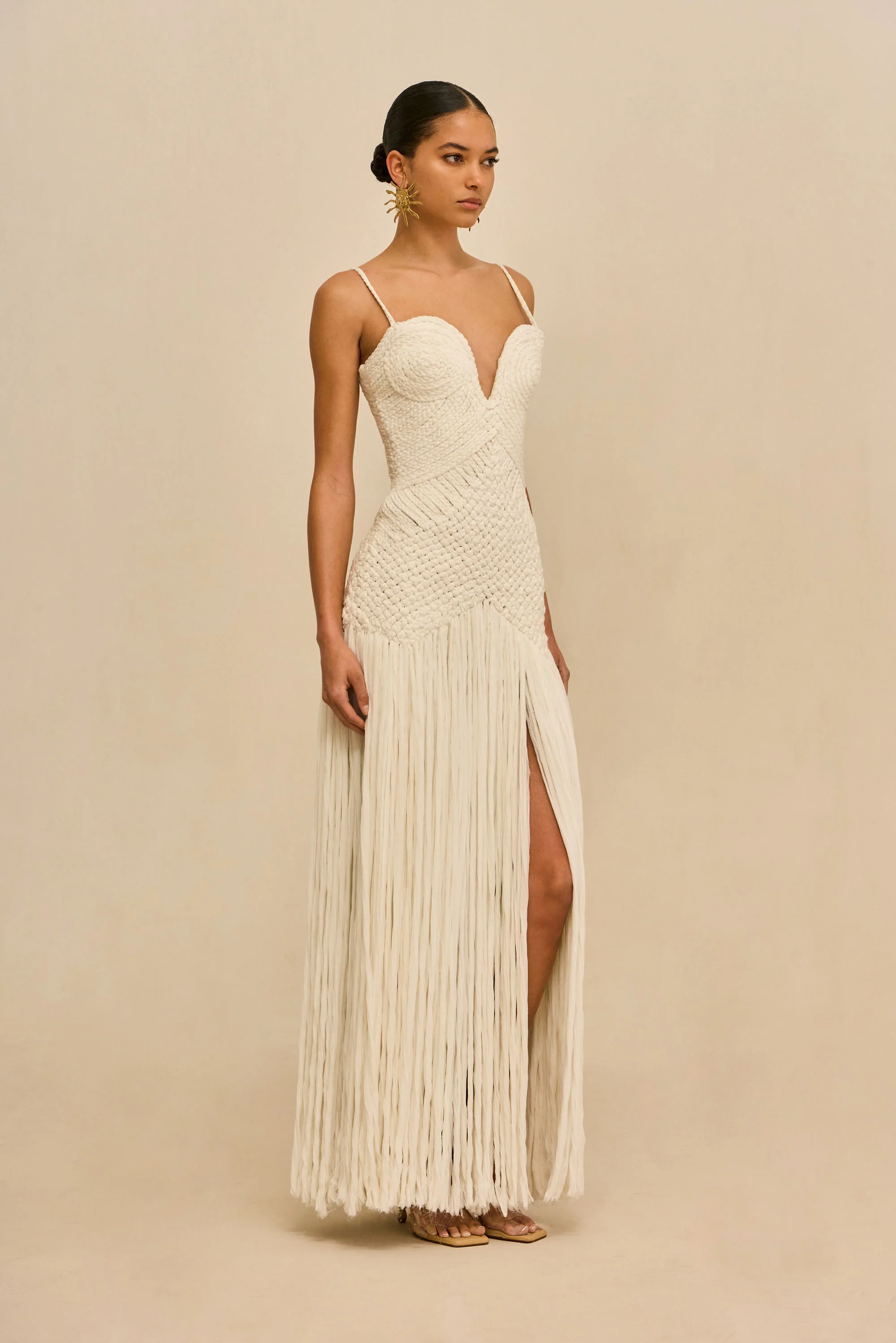 BLYTHE DRESS - OFF WHITE - Image 5