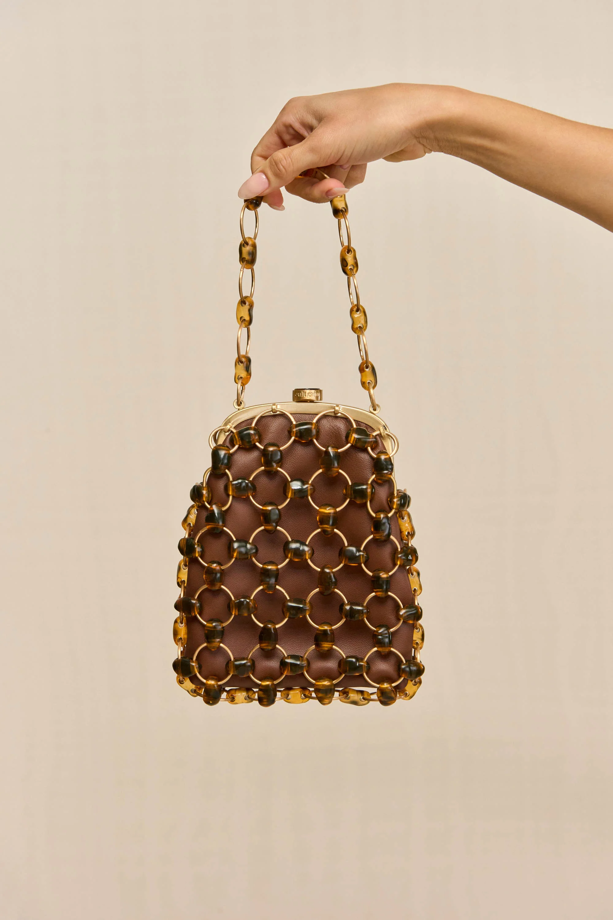 BRIELLE WRISTLET - CARAMEL TORTOISE - Image 2