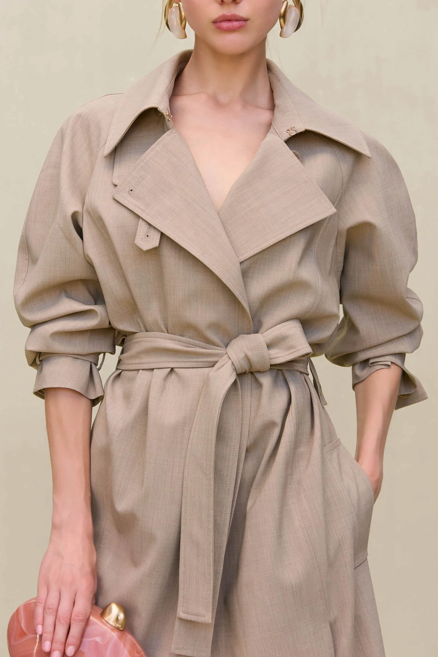 BRIGITA COAT - BEIGE