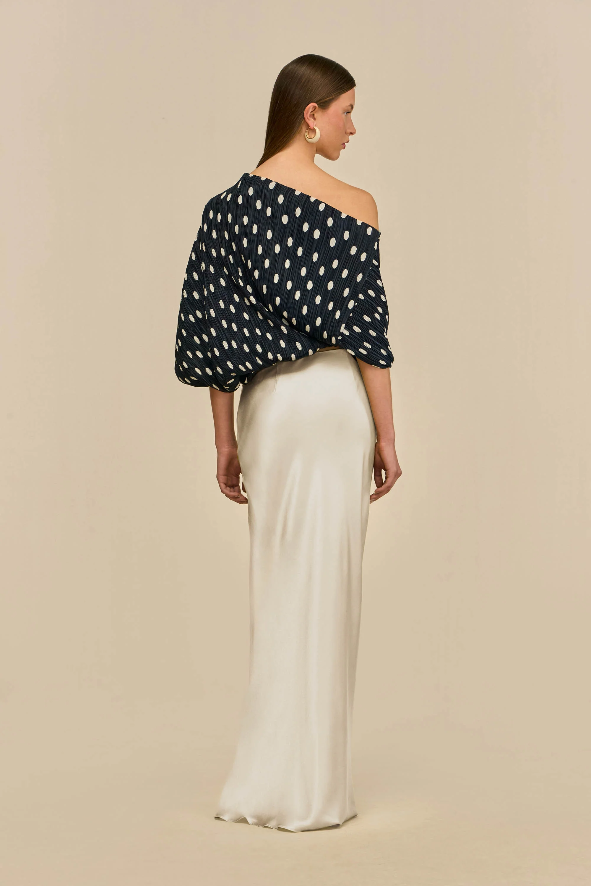CAMI TOP - SMALL DOT DEEP LAKE - Image 5