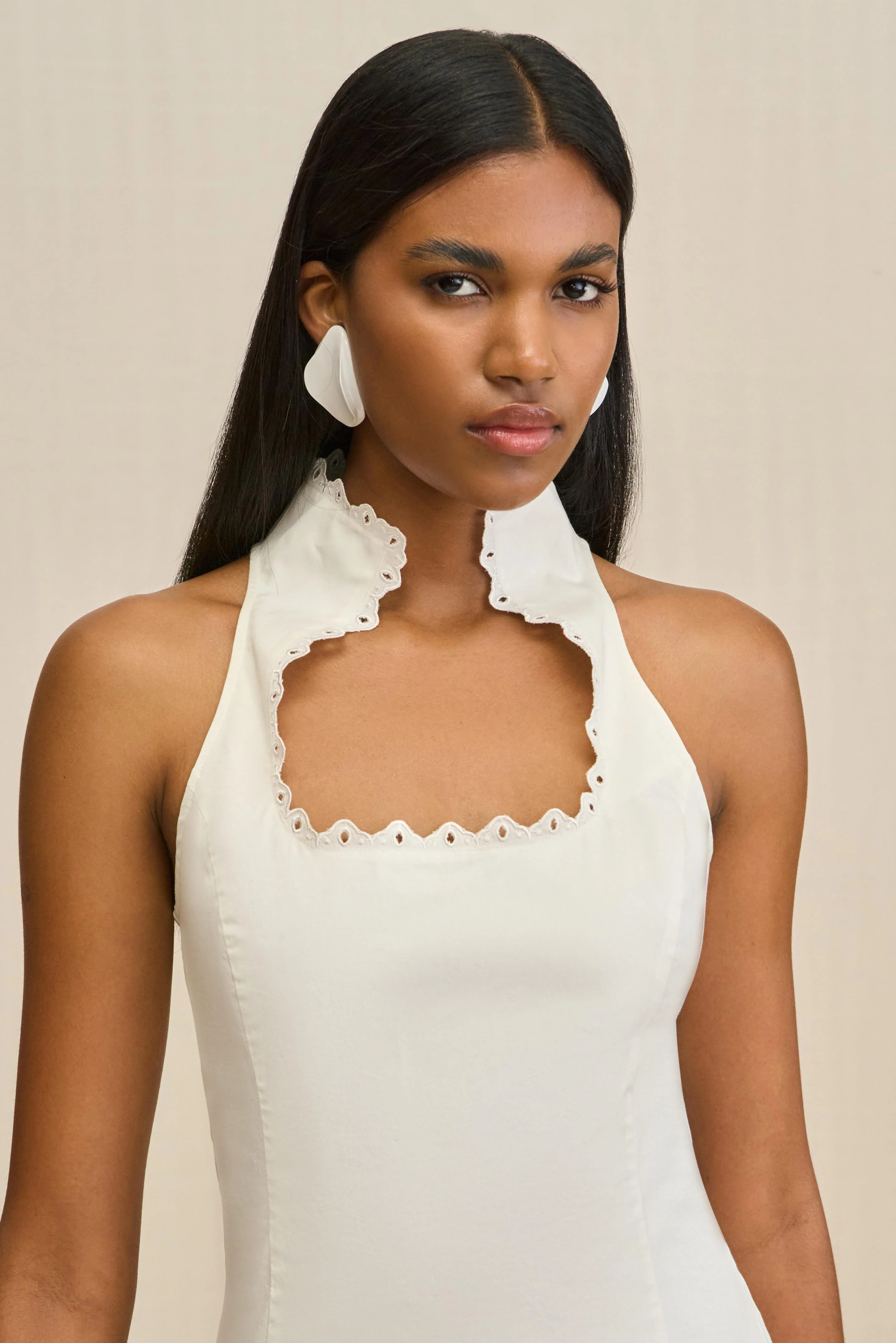 CAREY DRESS - OFF WHITE - Image 2