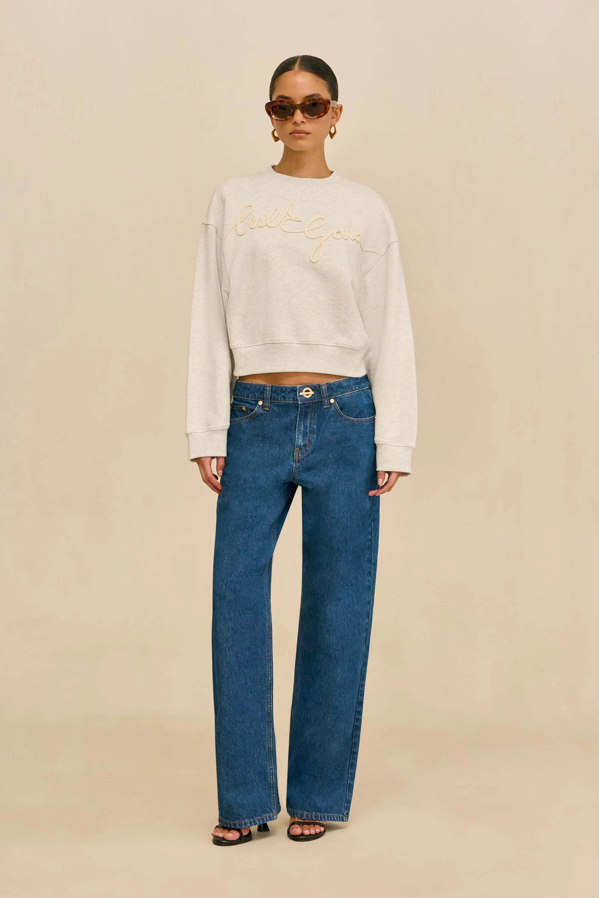 CARINNA SWEATSHIRT - LIGHT GREY
