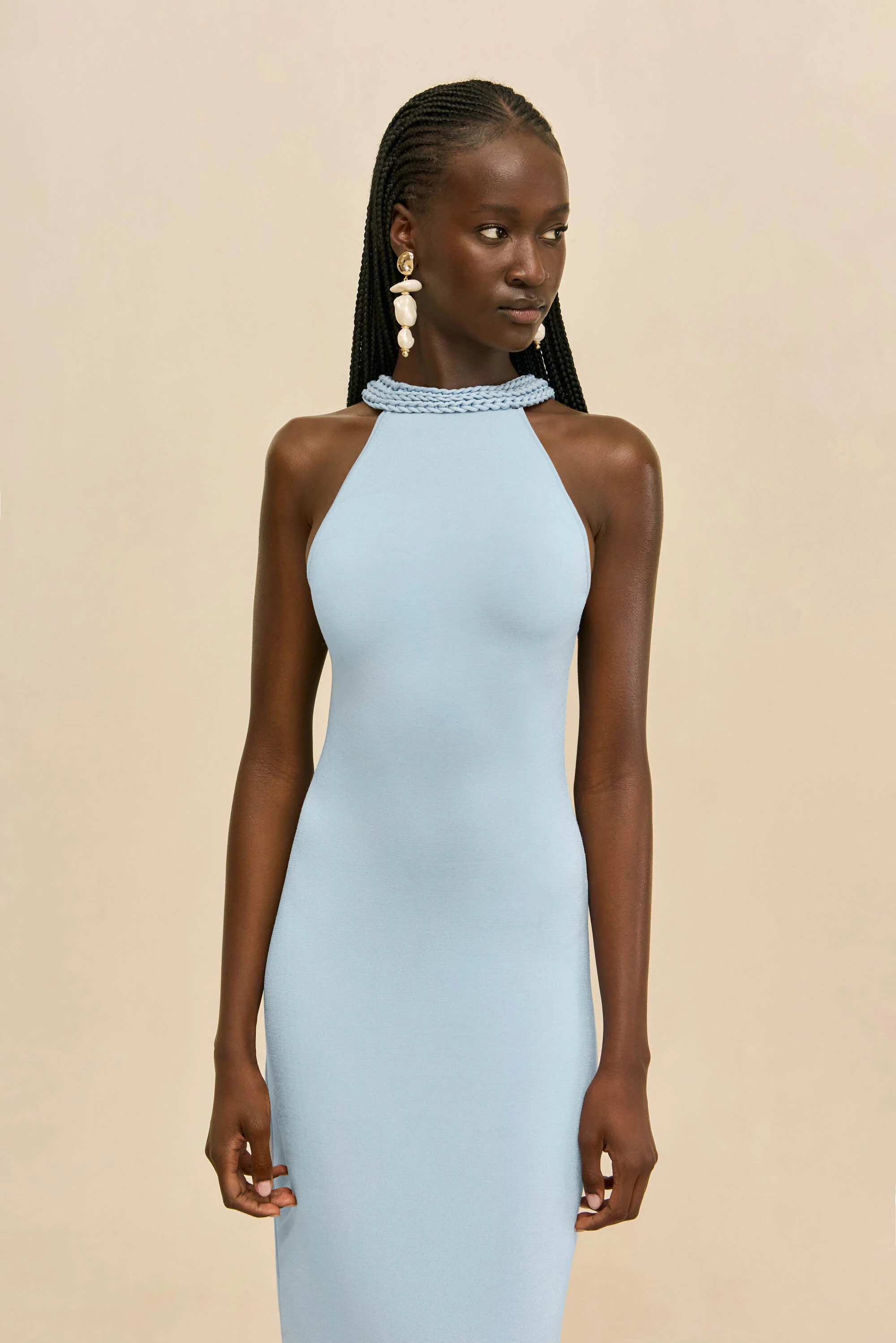 CASSIDY KNIT GOWN - COASTAL - Image 2