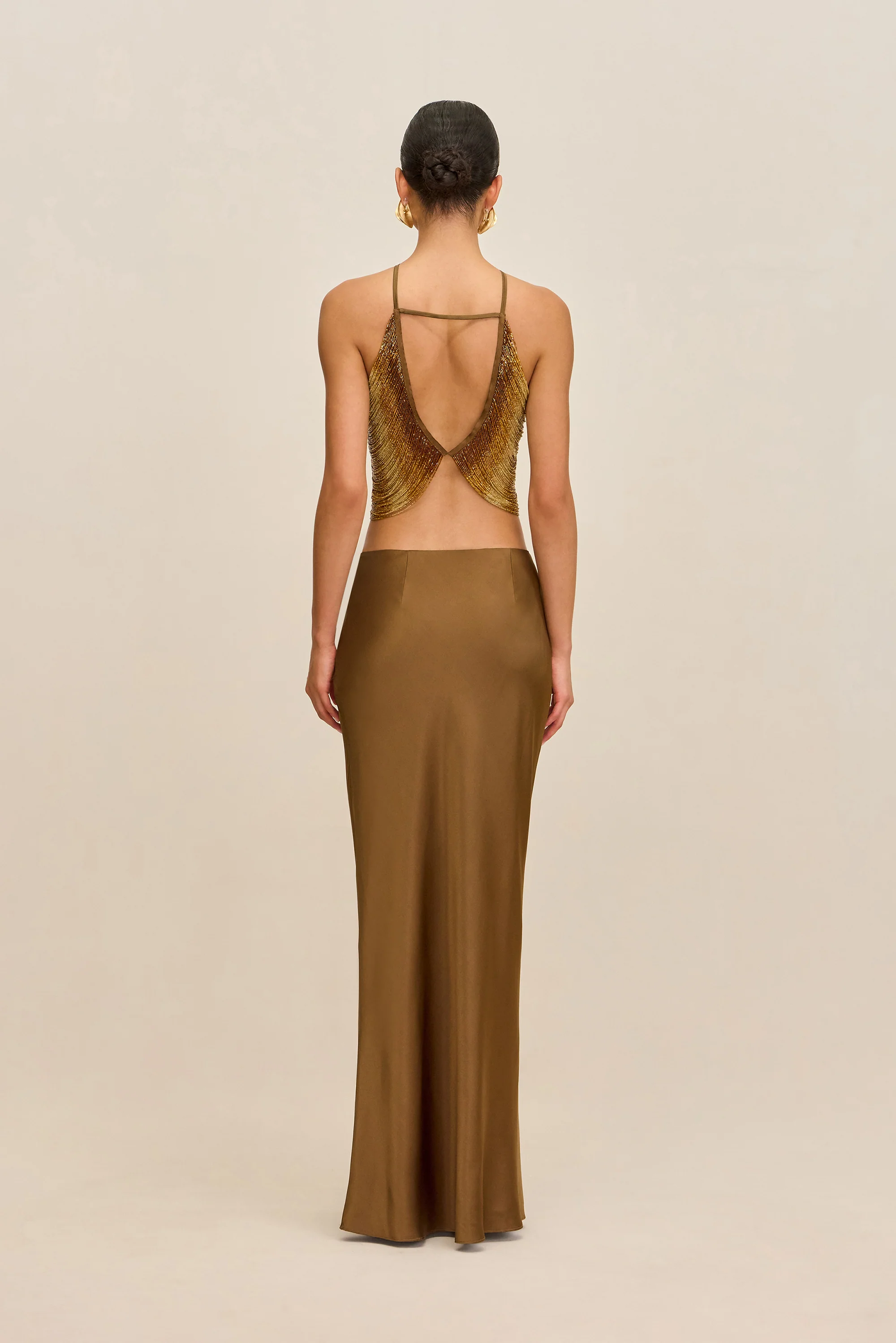 CHANTEL SKIRT - BRONZE - Image 5