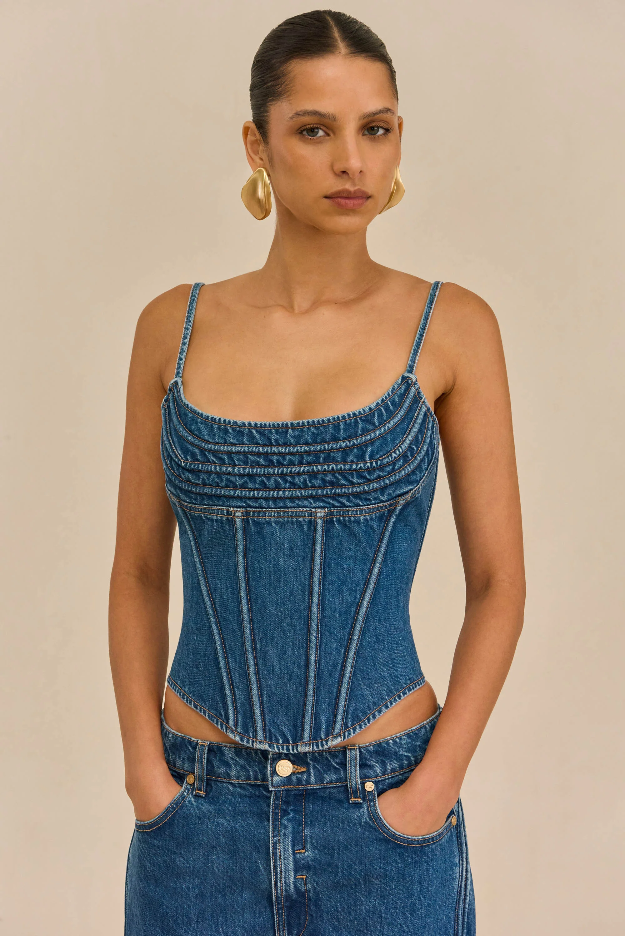 CHIYA TOP - 80S BLUE - Image 3