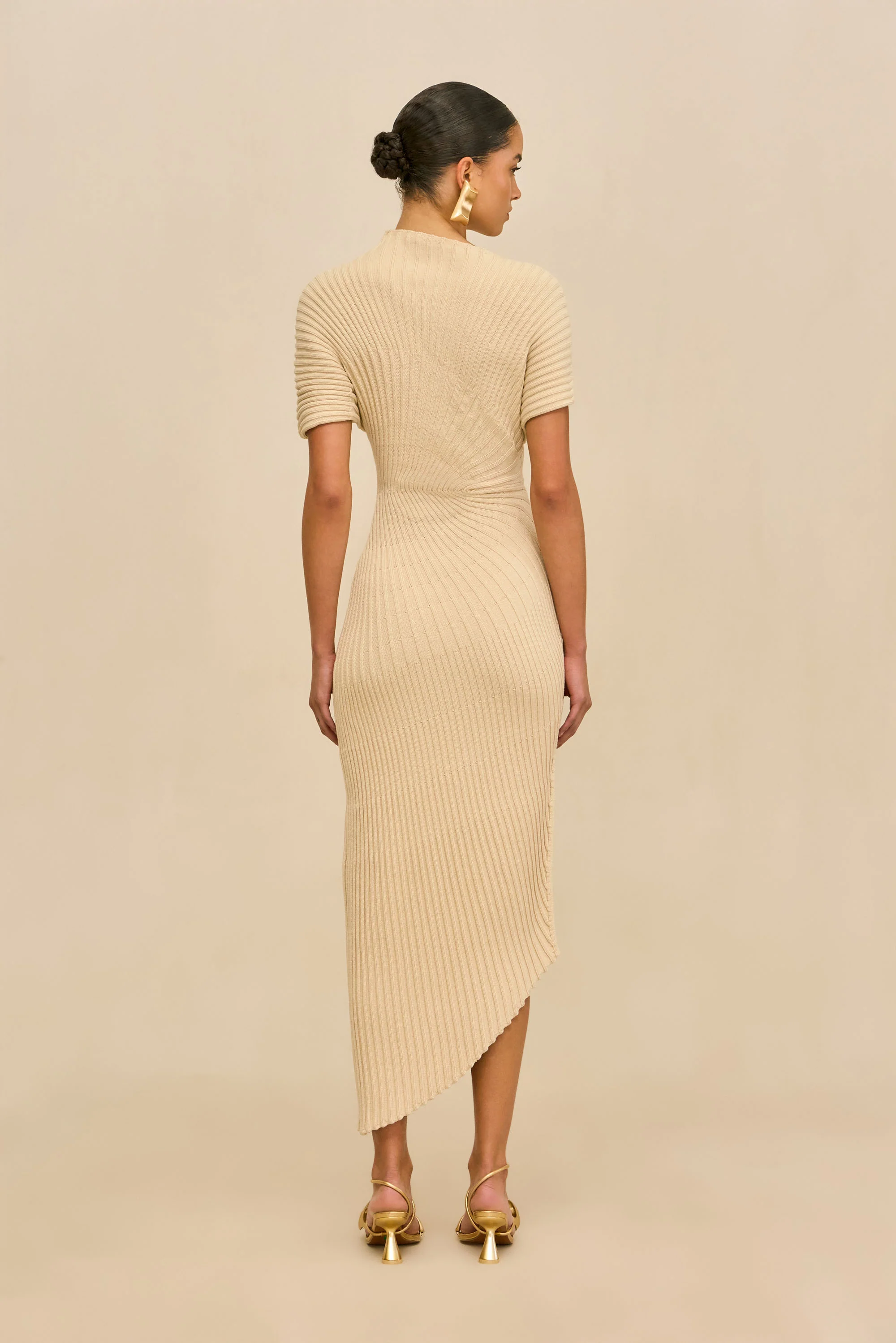 CHRYSTA KNIT DRESS - BEACH - Image 7
