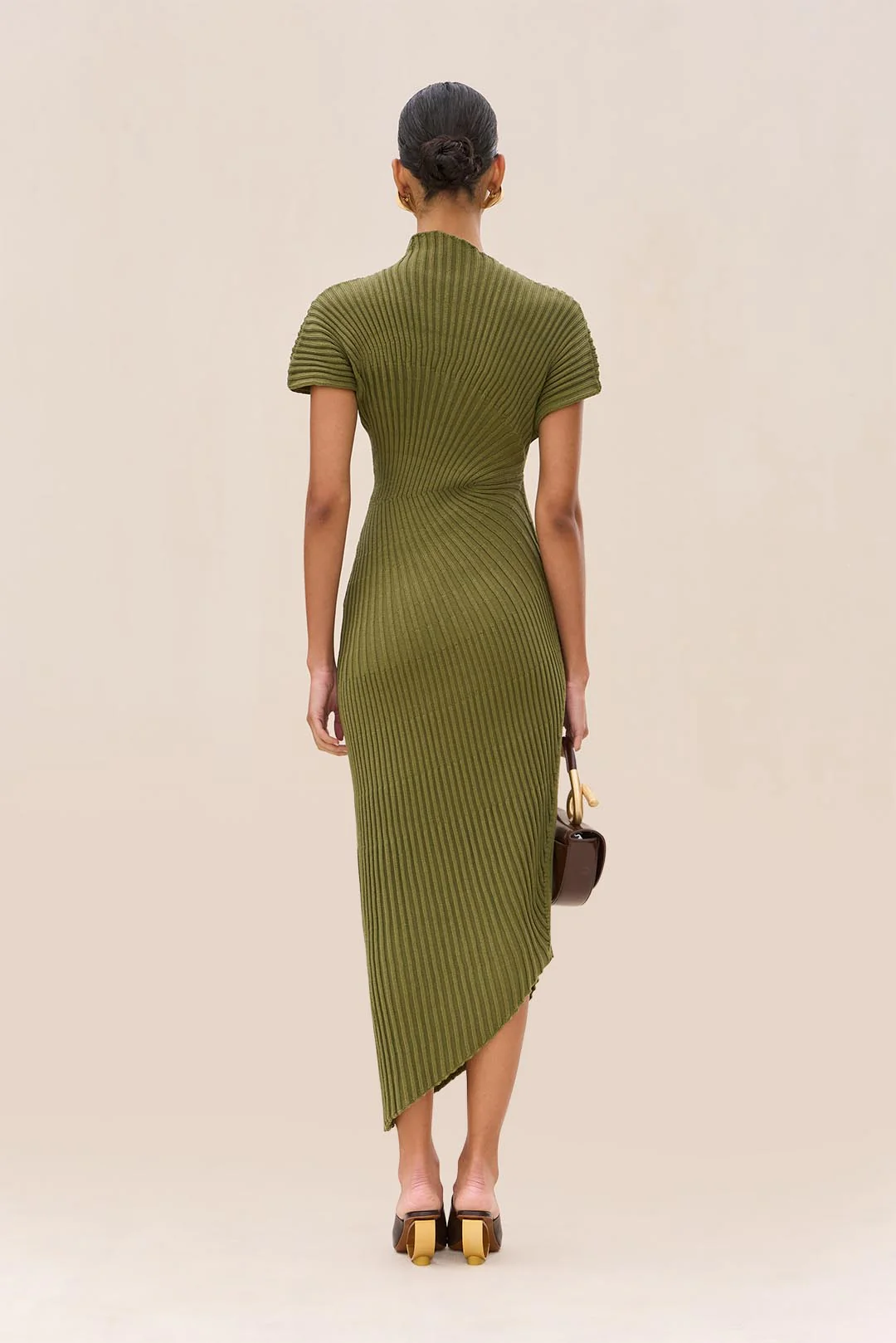 CHRYSTA KNIT DRESS - CEDAR - Image 5