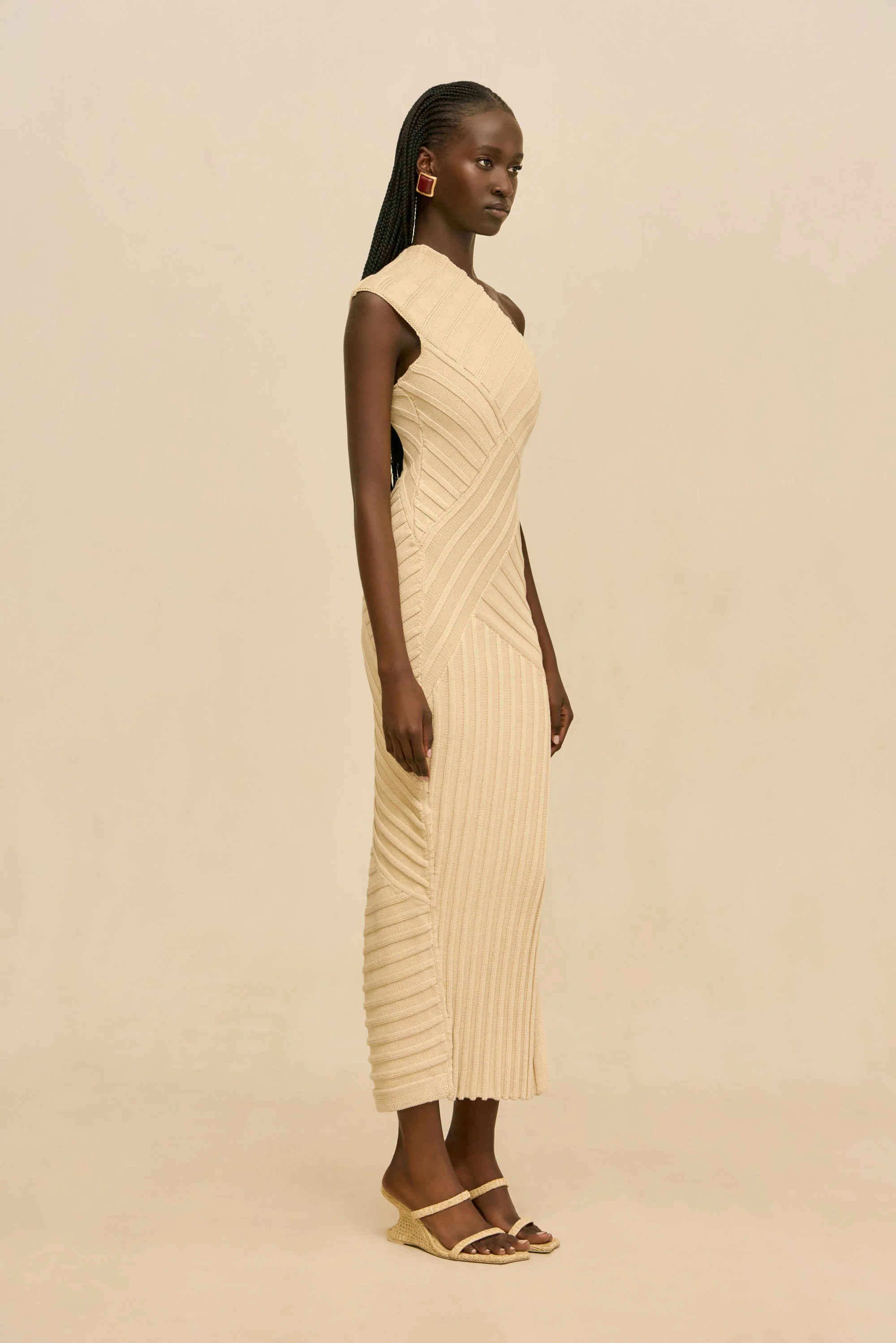CIELO KNIT DRESS - BEACH - Image 4
