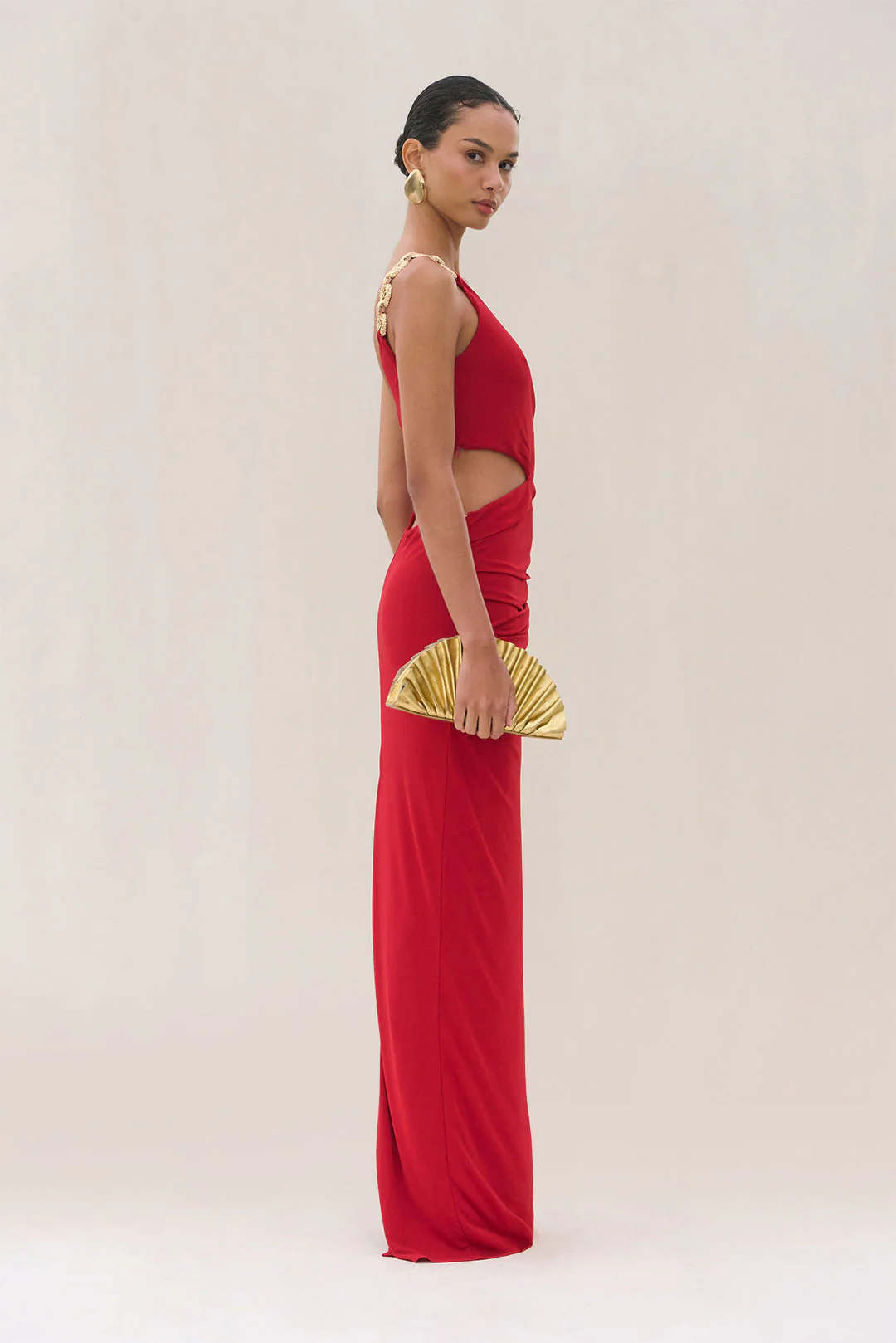 COBIE GOWN - MERLOT - Image 6