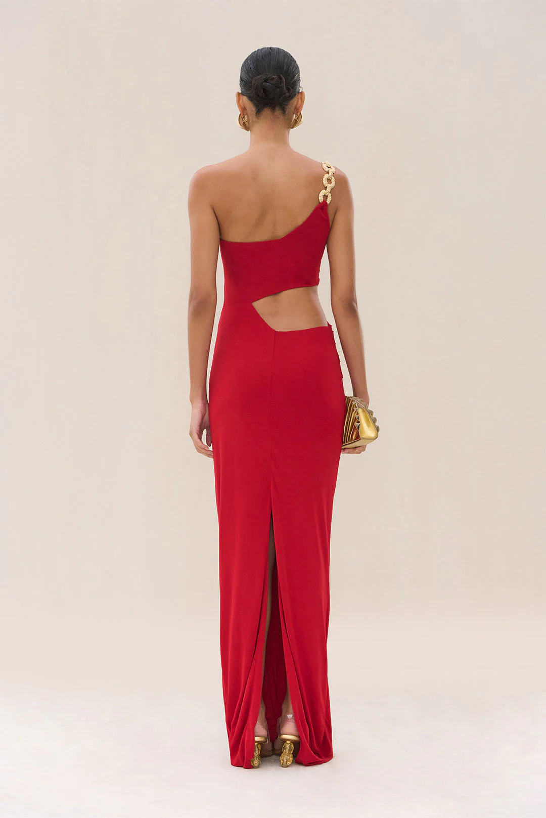 COBIE GOWN - MERLOT - Image 7