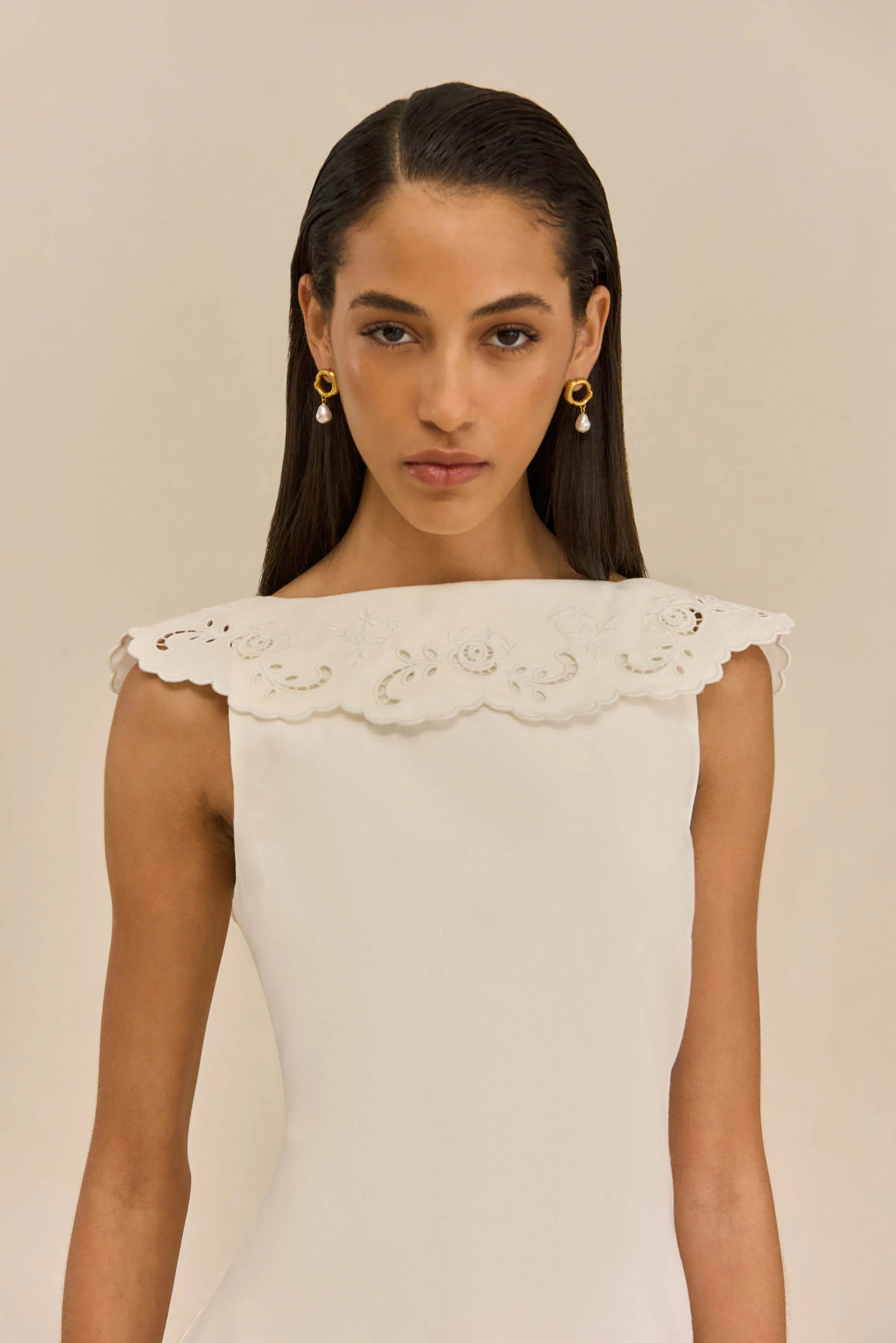 FRIDLI DRESS - OFF WHITE - Image 4
