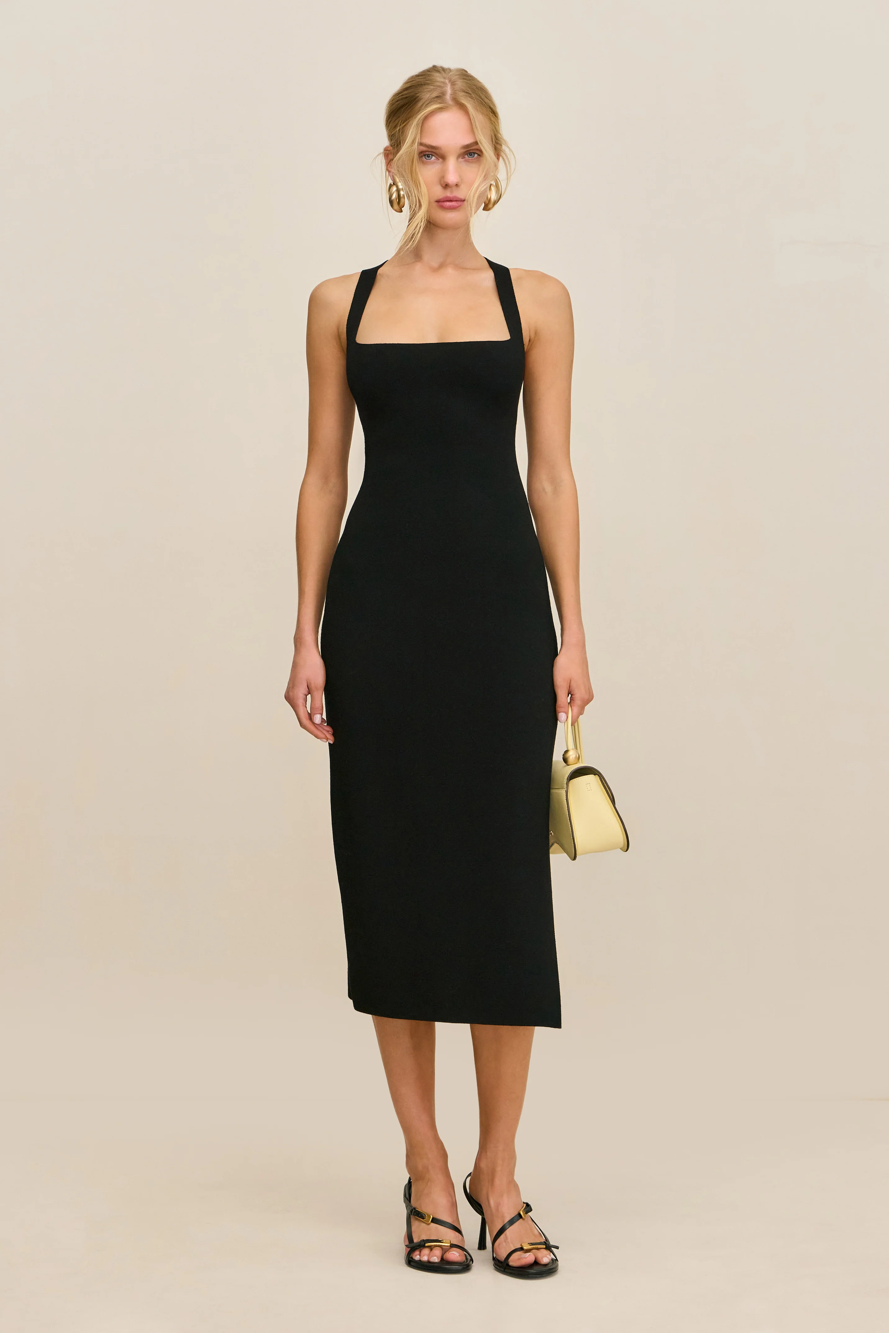 COLETTA KNIT DRESS - BLACK