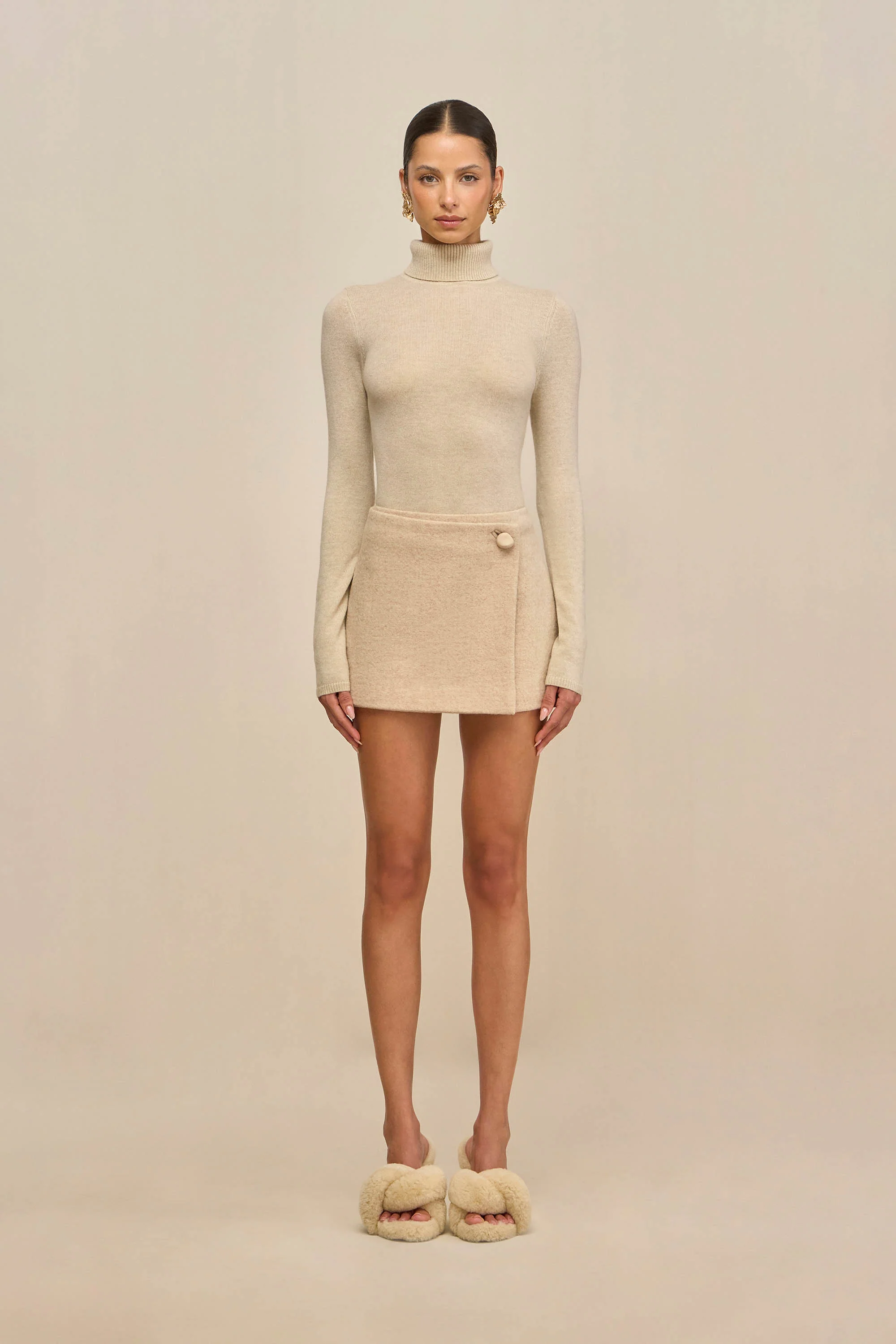CORNELIA SKIRT - OATMEAL - Image 3
