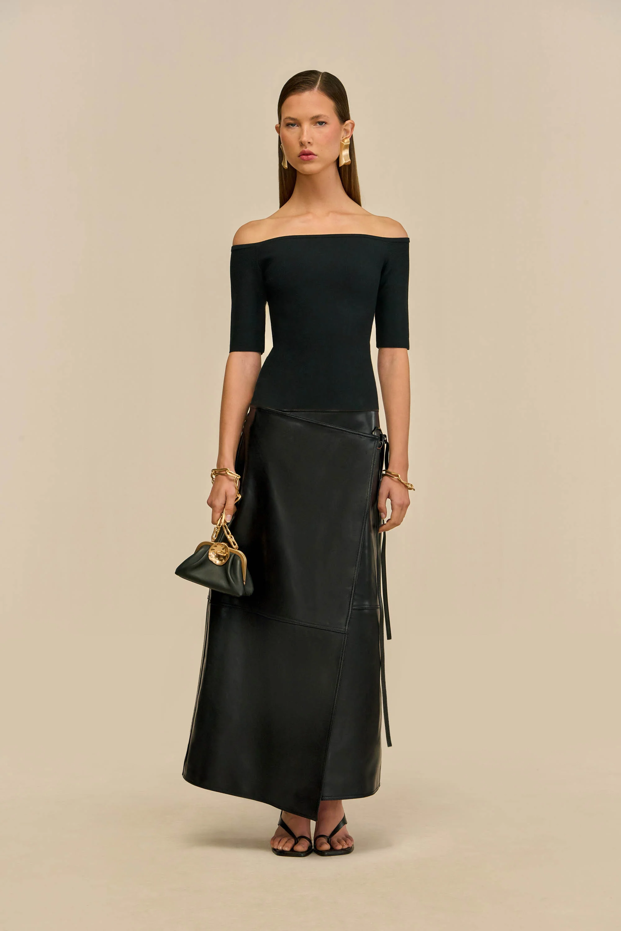COSMO SKIRT - BLACK - Image 3