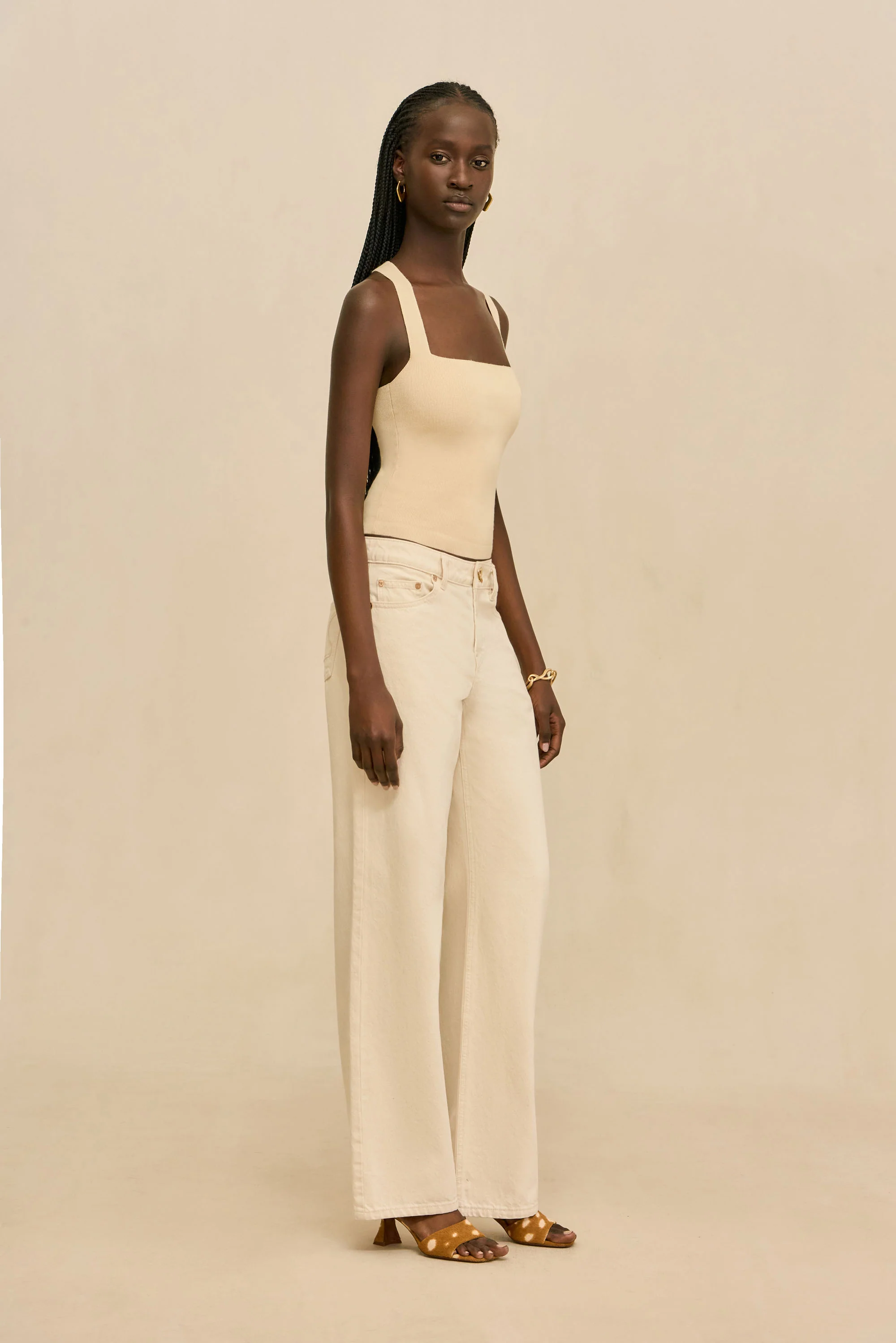 CRAWFORD KNIT TOP - BEACH - Image 3
