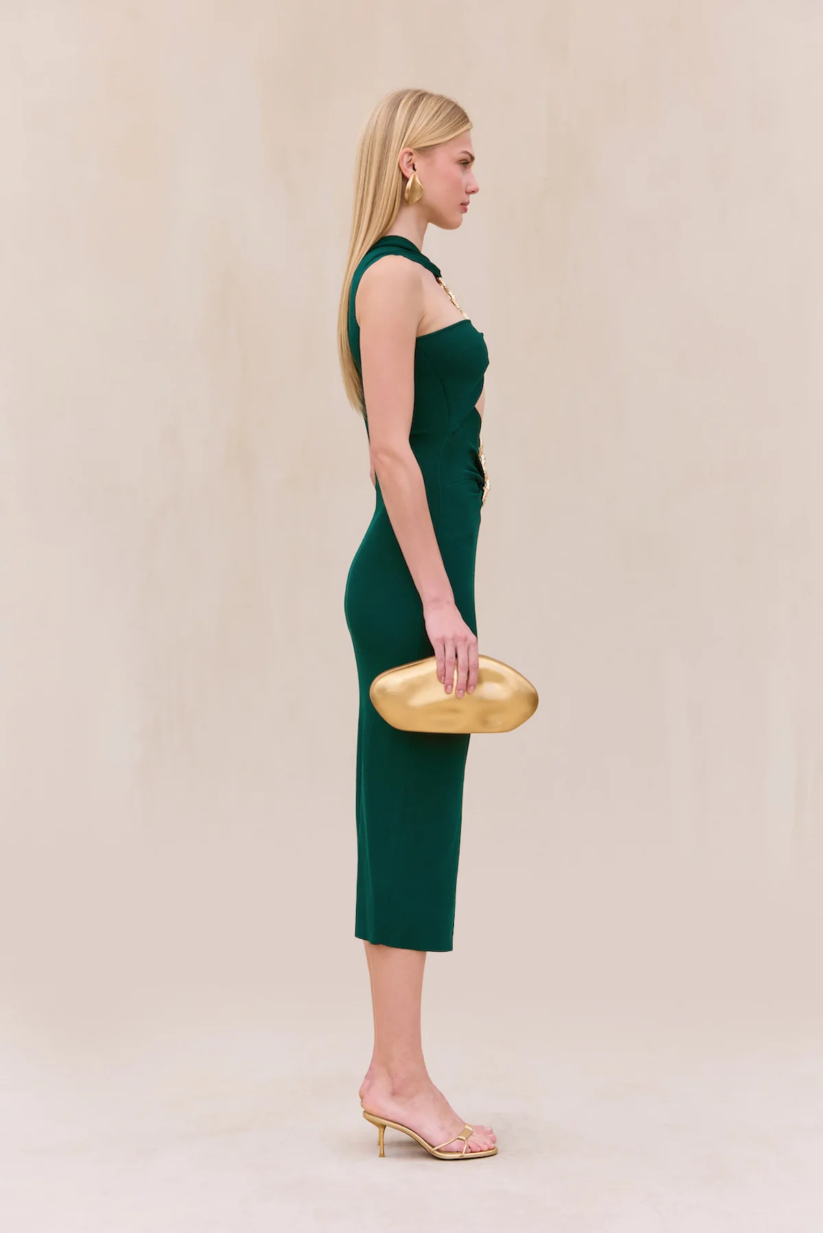 CRISTOS KNIT DRESS - FOREST GREEN - Image 3
