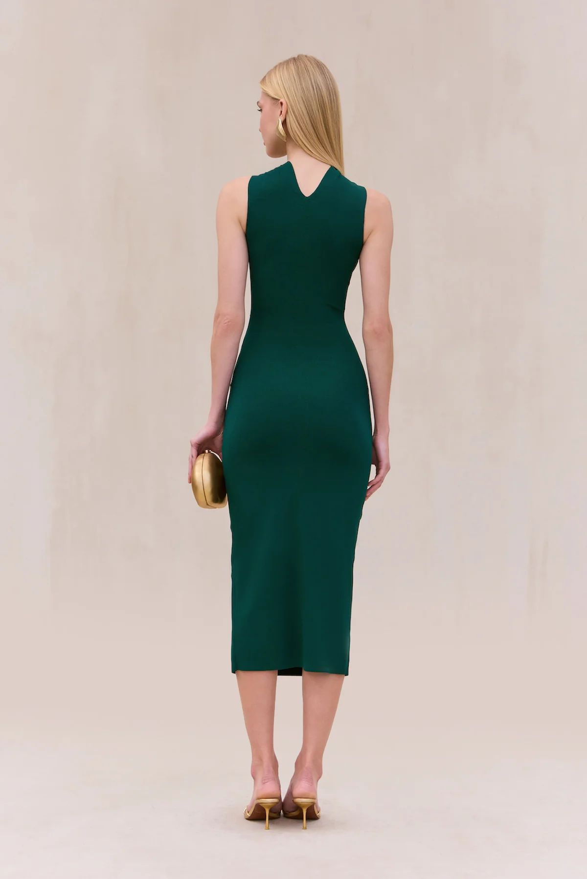 CRISTOS KNIT DRESS - FOREST GREEN - Image 5