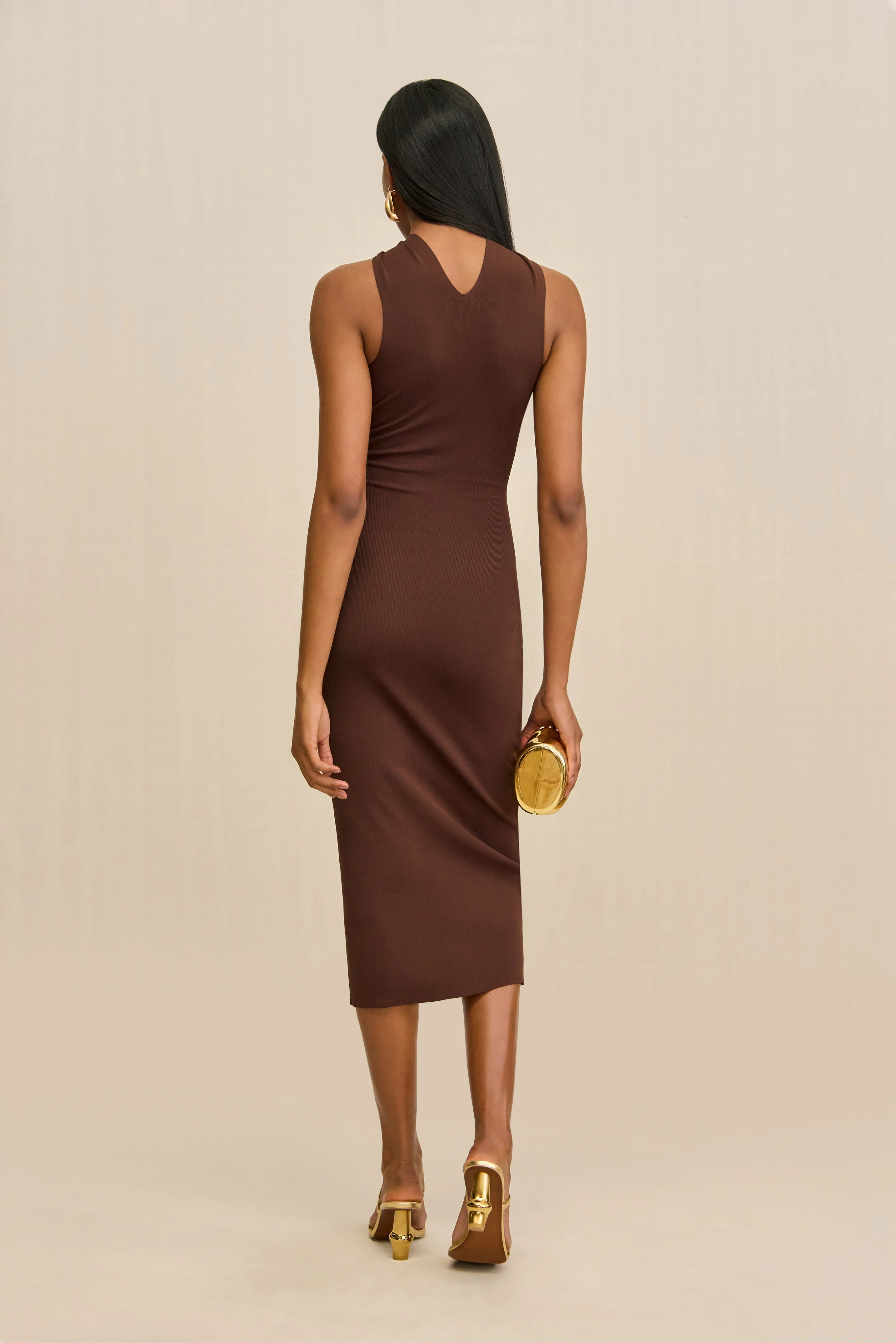 CRISTOS KNIT DRESS - JAVA - Image 4