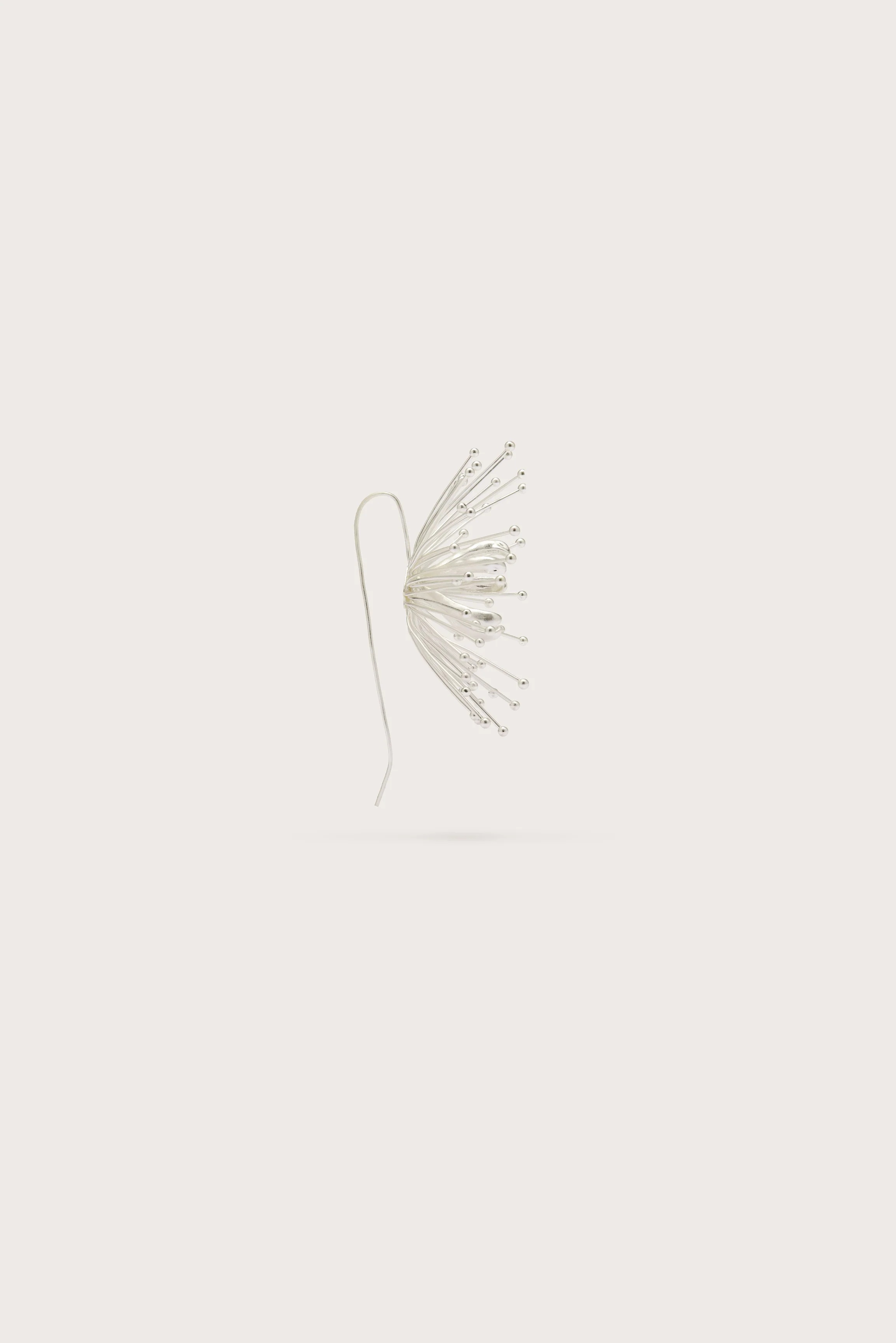 DAMITA EARRING - ANTIQUE SILVER - Image 3