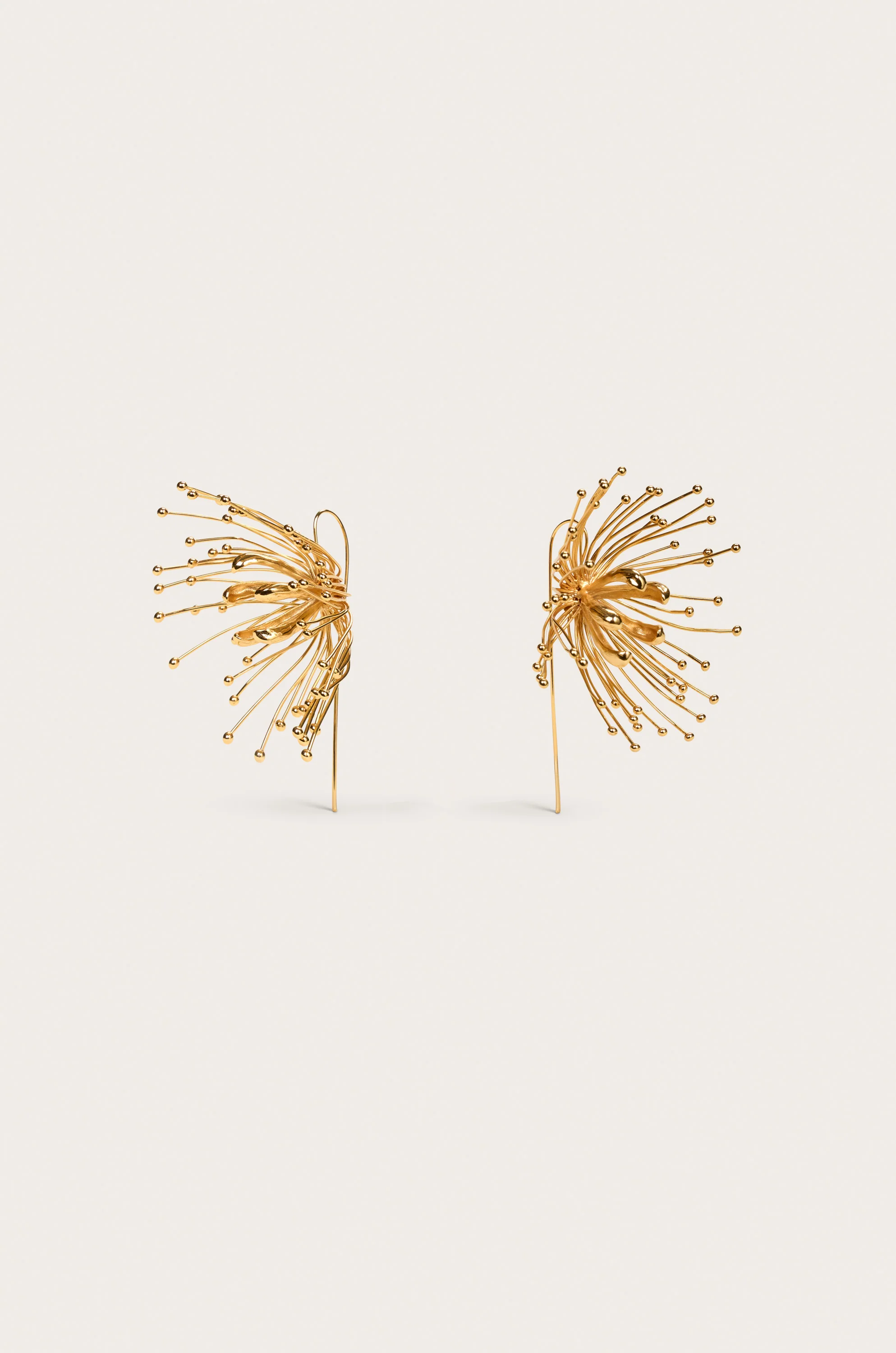 DAMITA EARRING - SHINY BRASS - Image 2