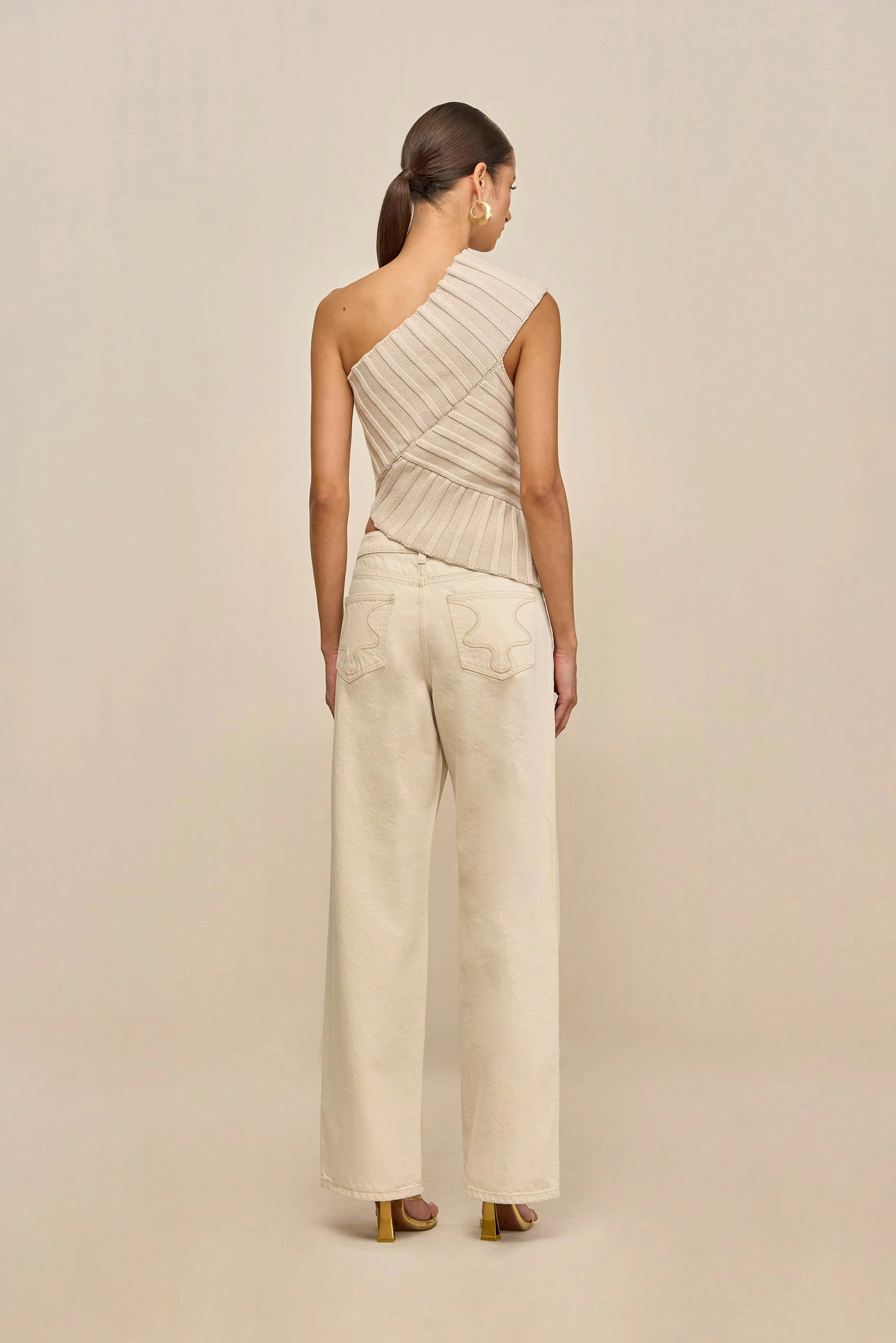 DEL KNIT TOP - MUSHROOM - Image 5