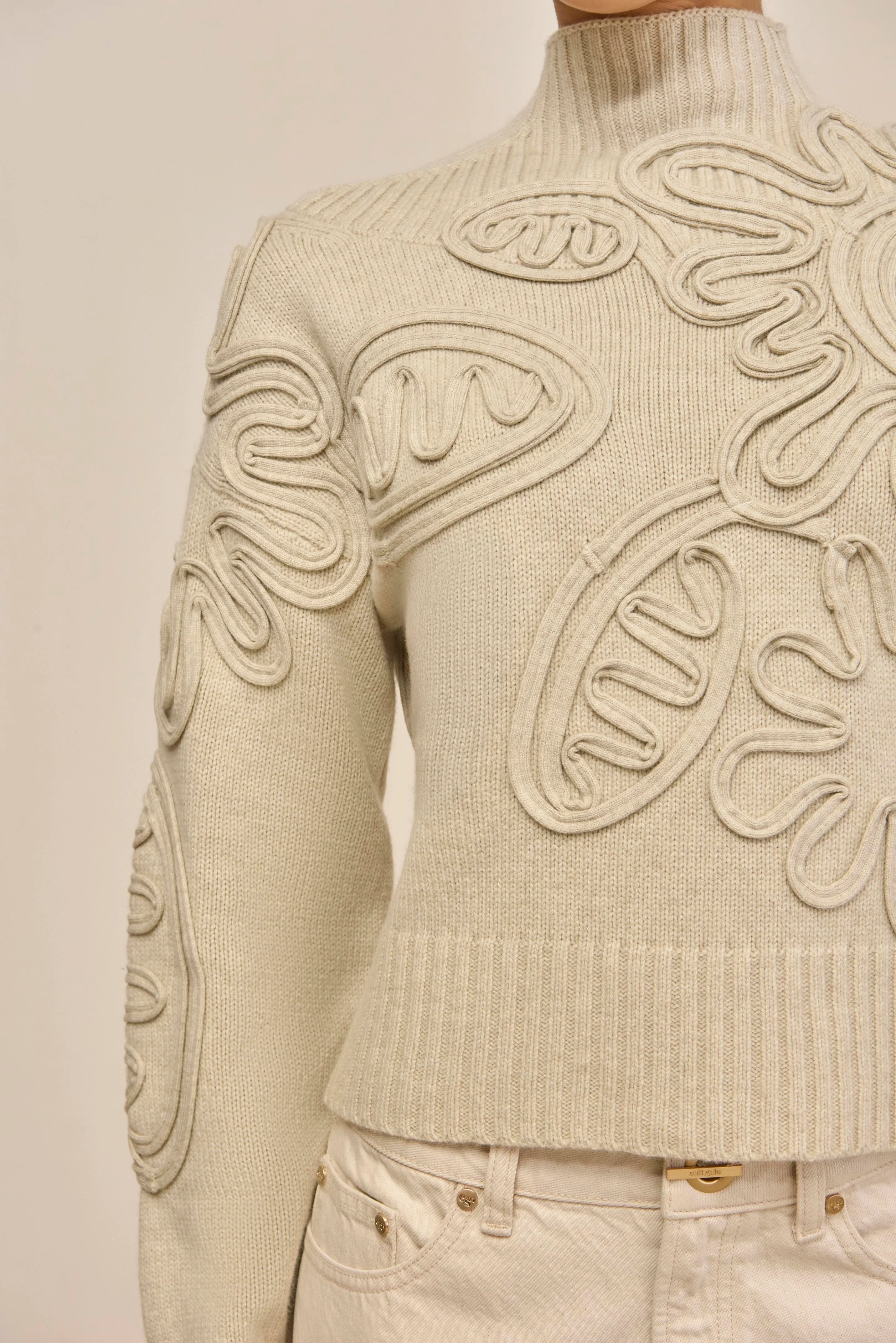 DEVA KNIT SWEATER - BEACH - Image 2