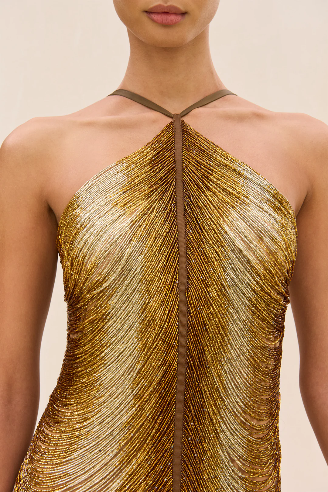 DOMINA DRESS - BRONZE - Image 3