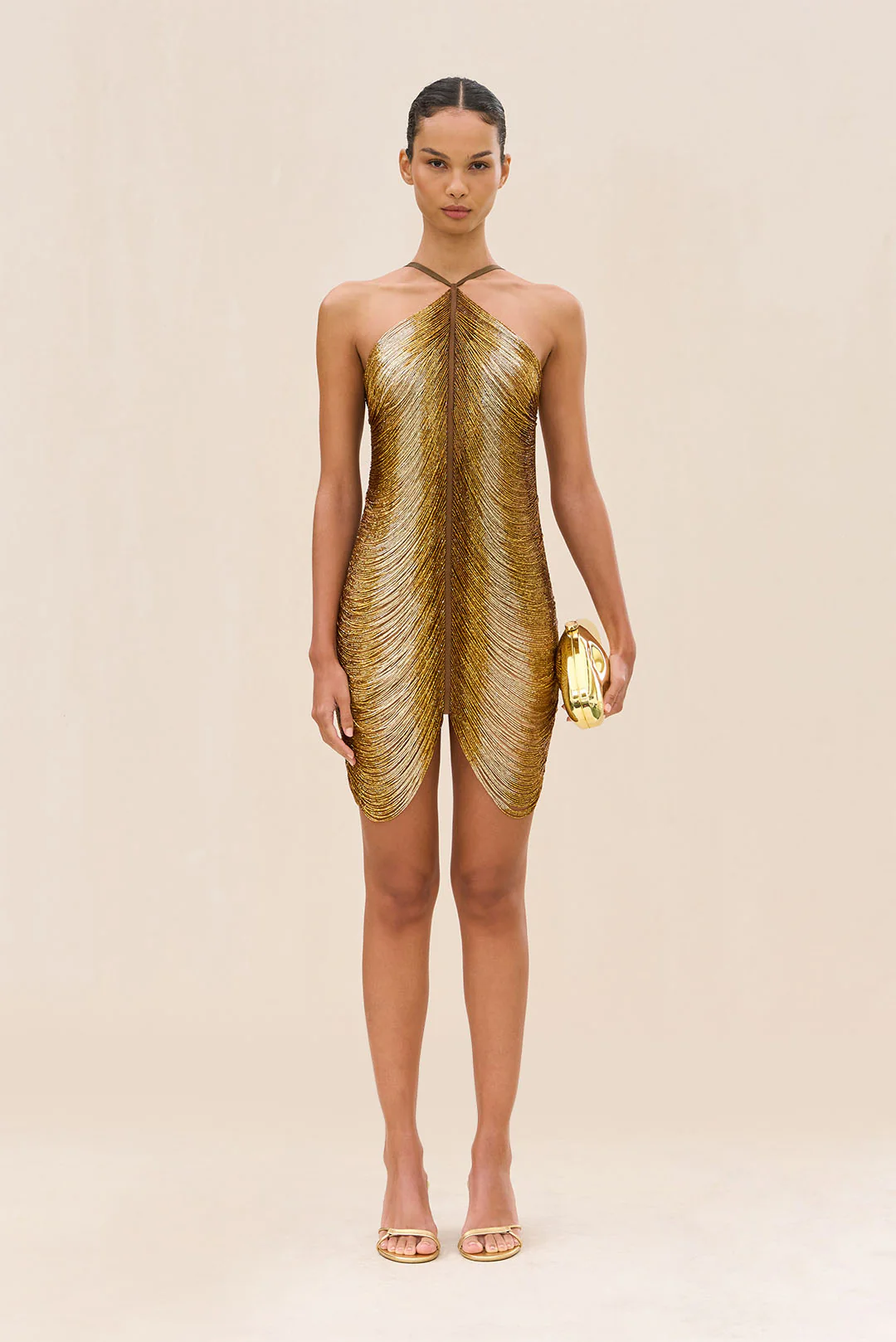 DOMINA DRESS - BRONZE - Image 4