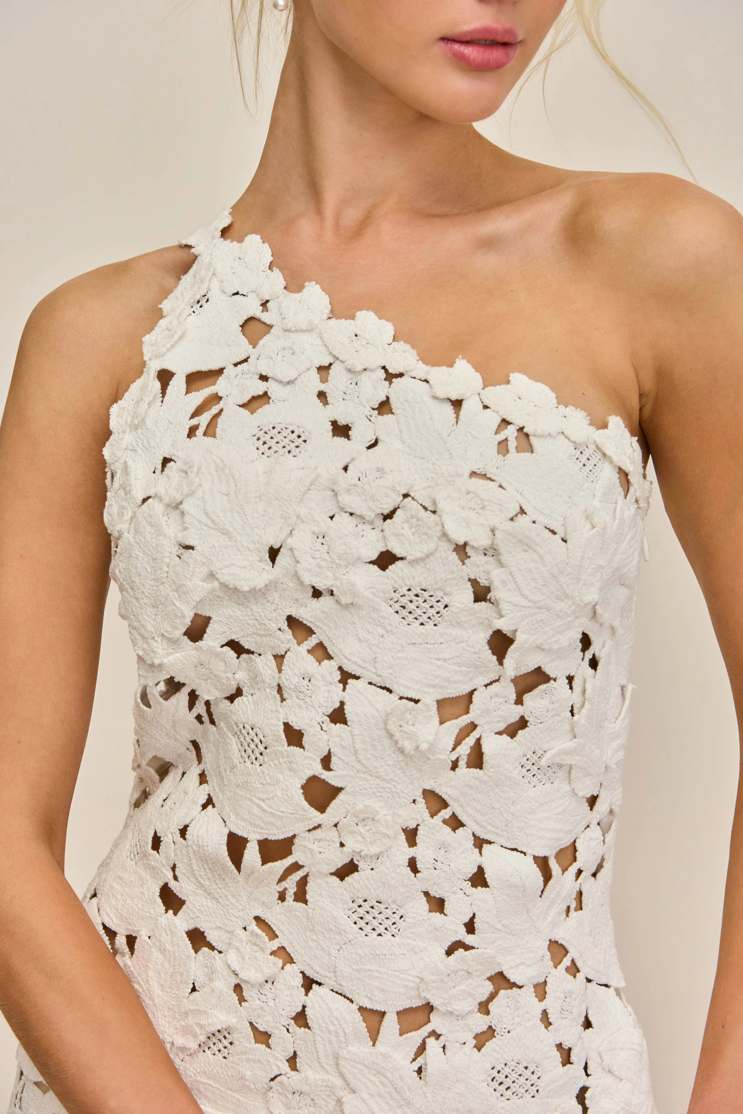 ELINOR DRESS - OFF WHITE - Image 5