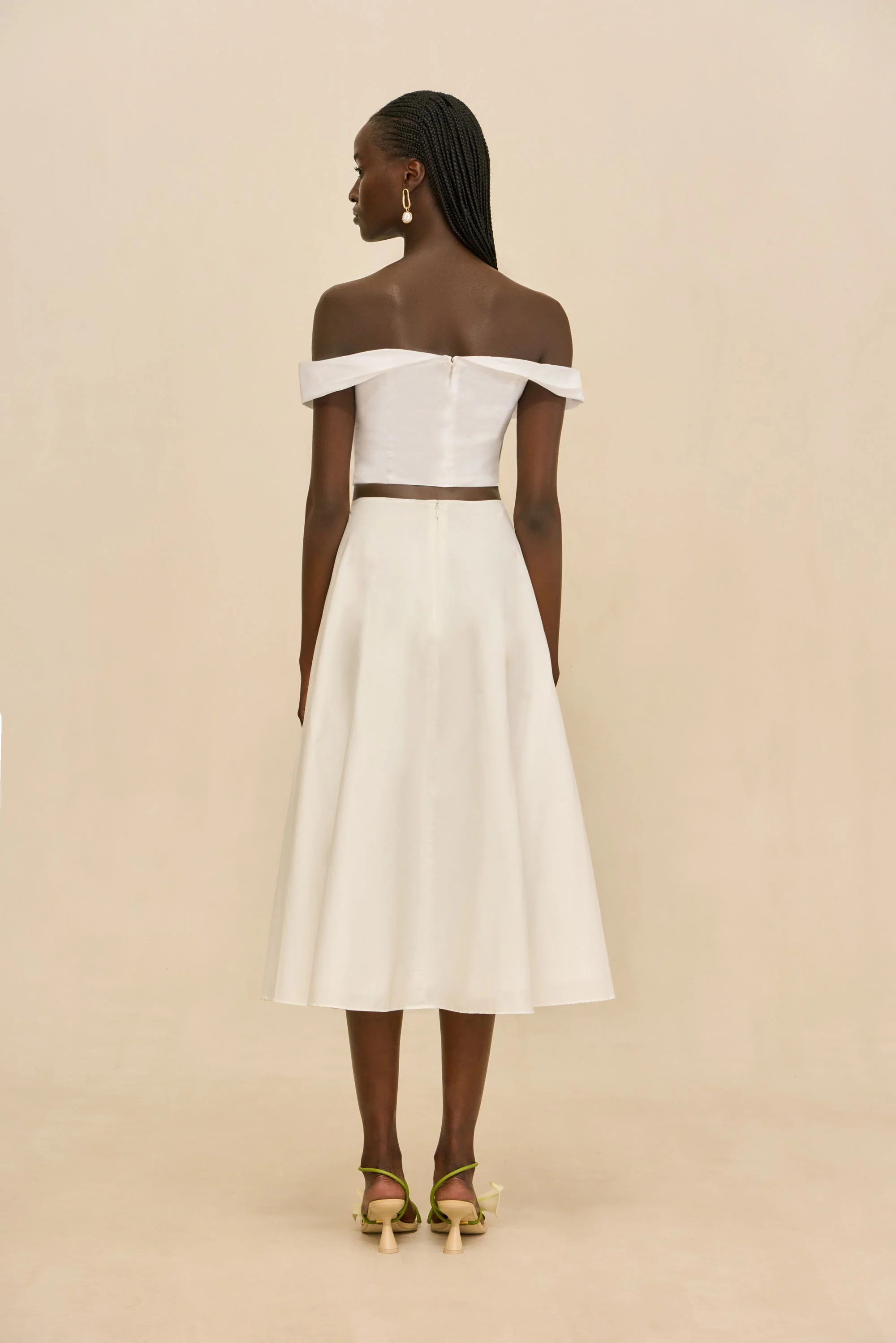 ELY SKIRT - OFF WHITE - Image 4