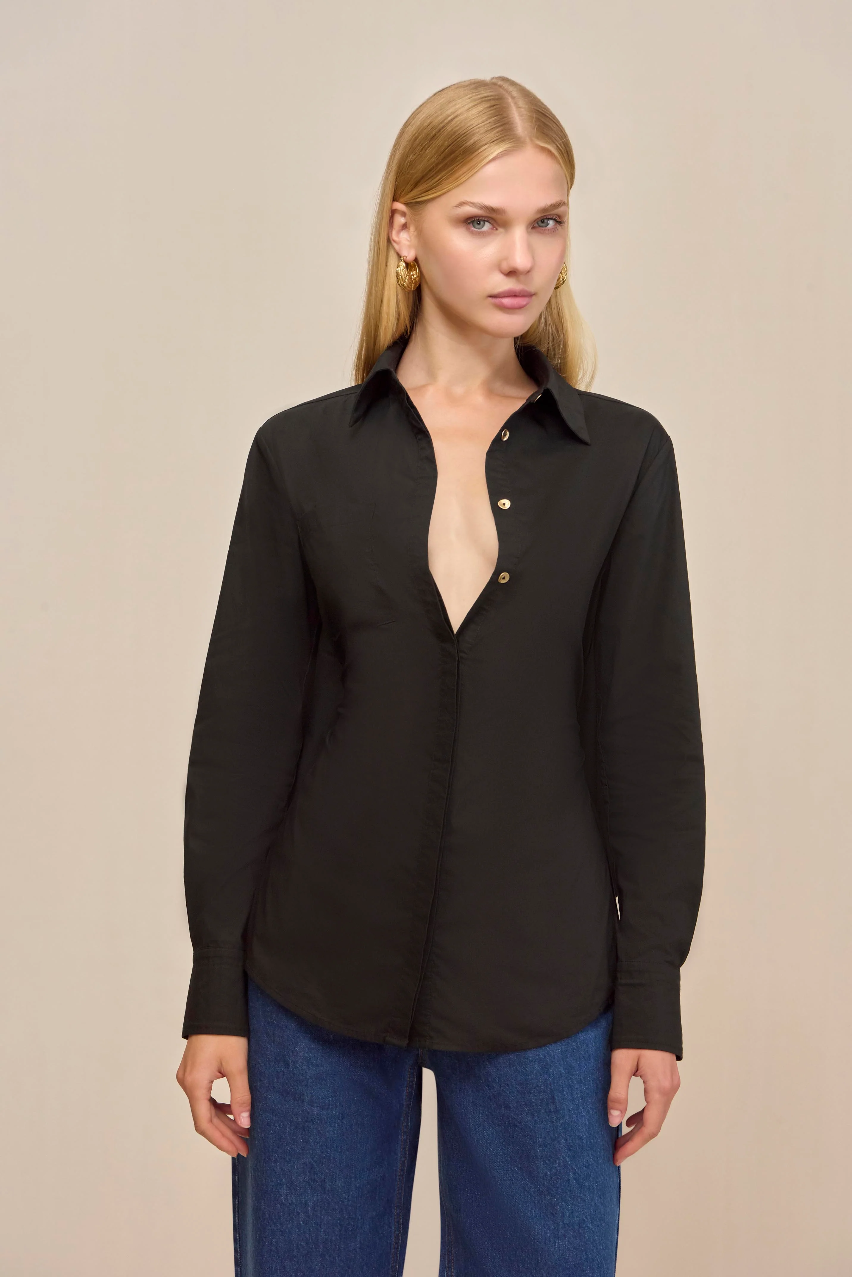 EMELYN TOP - BLACK - Image 3